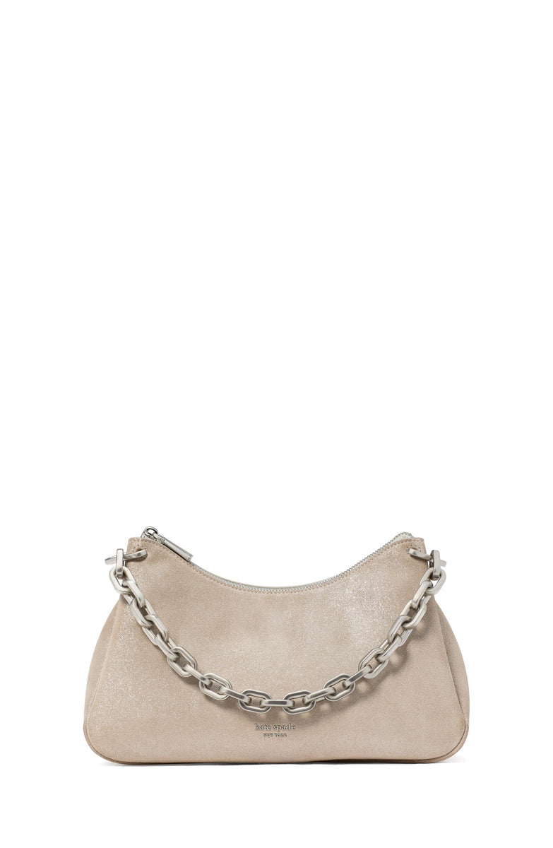 Grace Glitter Suede Chain Shoulder Bag – Kate Spade Saudi Arabia