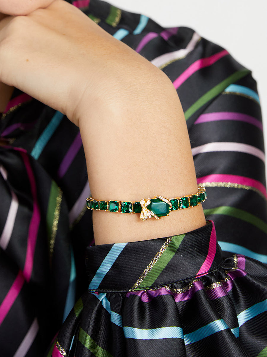 Pavé Present Tennis Bracelet Kate Spade Saudi Arabia