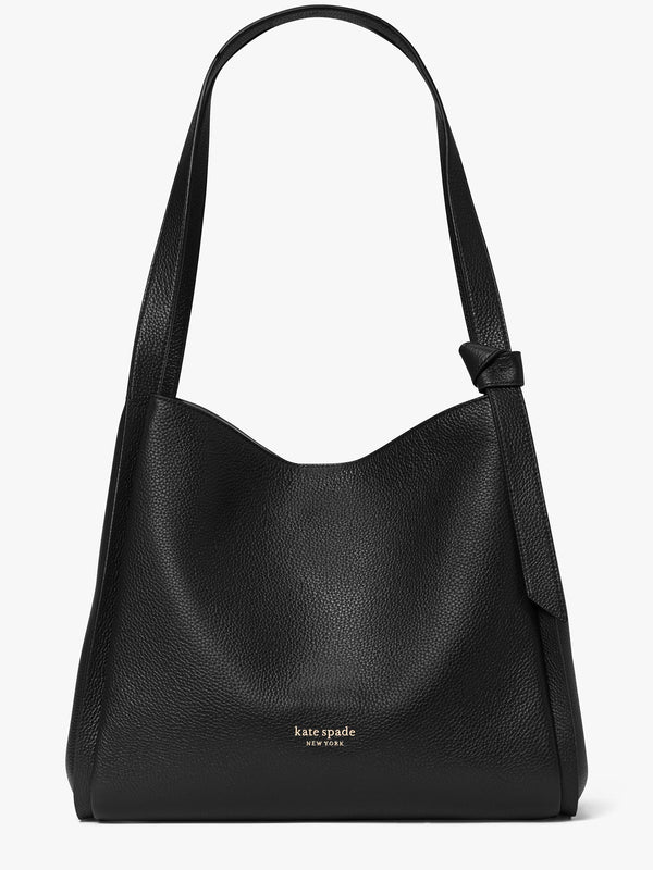 k4395_Knott Large Shoulder Bag_Black