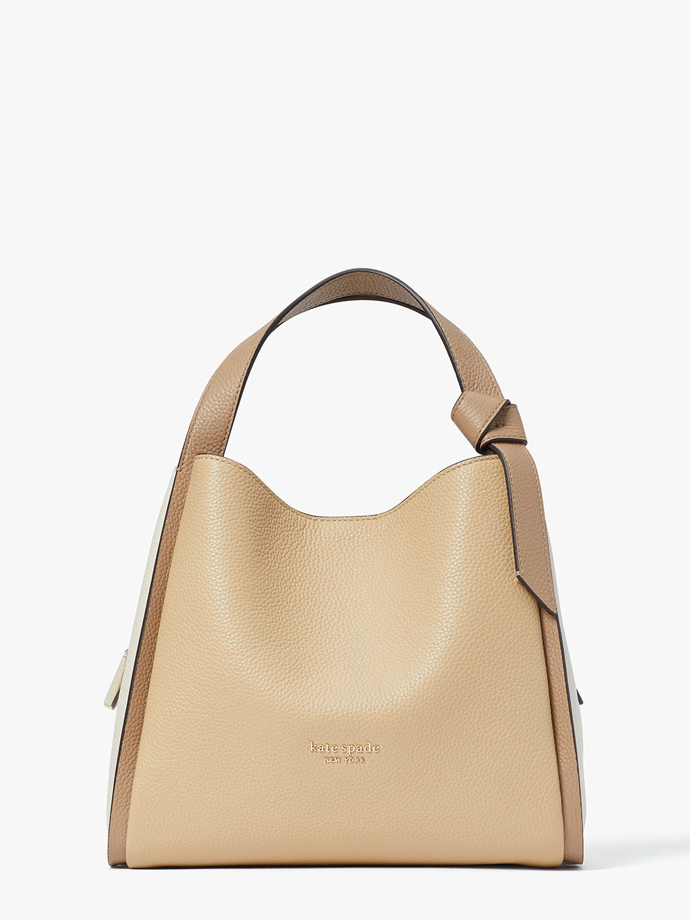 knott colorblocked medium crossbody tote