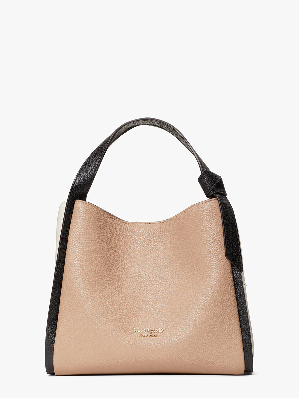 knott colorblocked medium crossbody tote