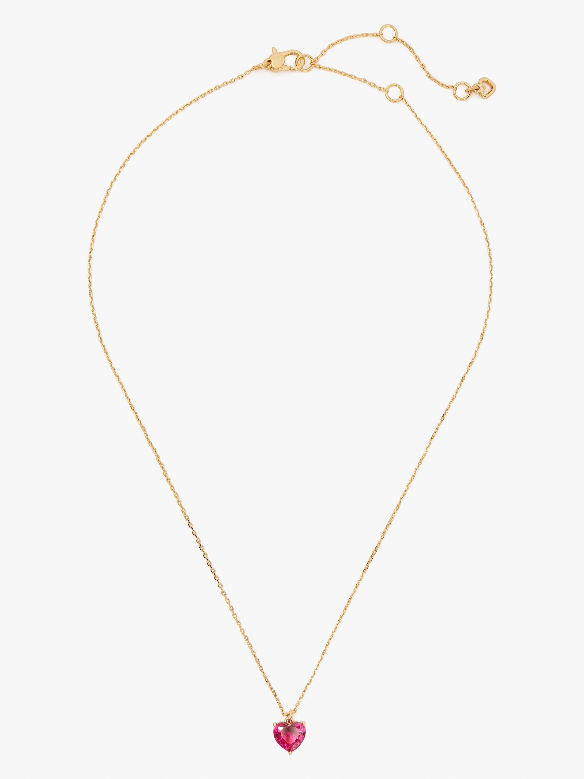 K7570-My Love July Heart Pendant-Ruby