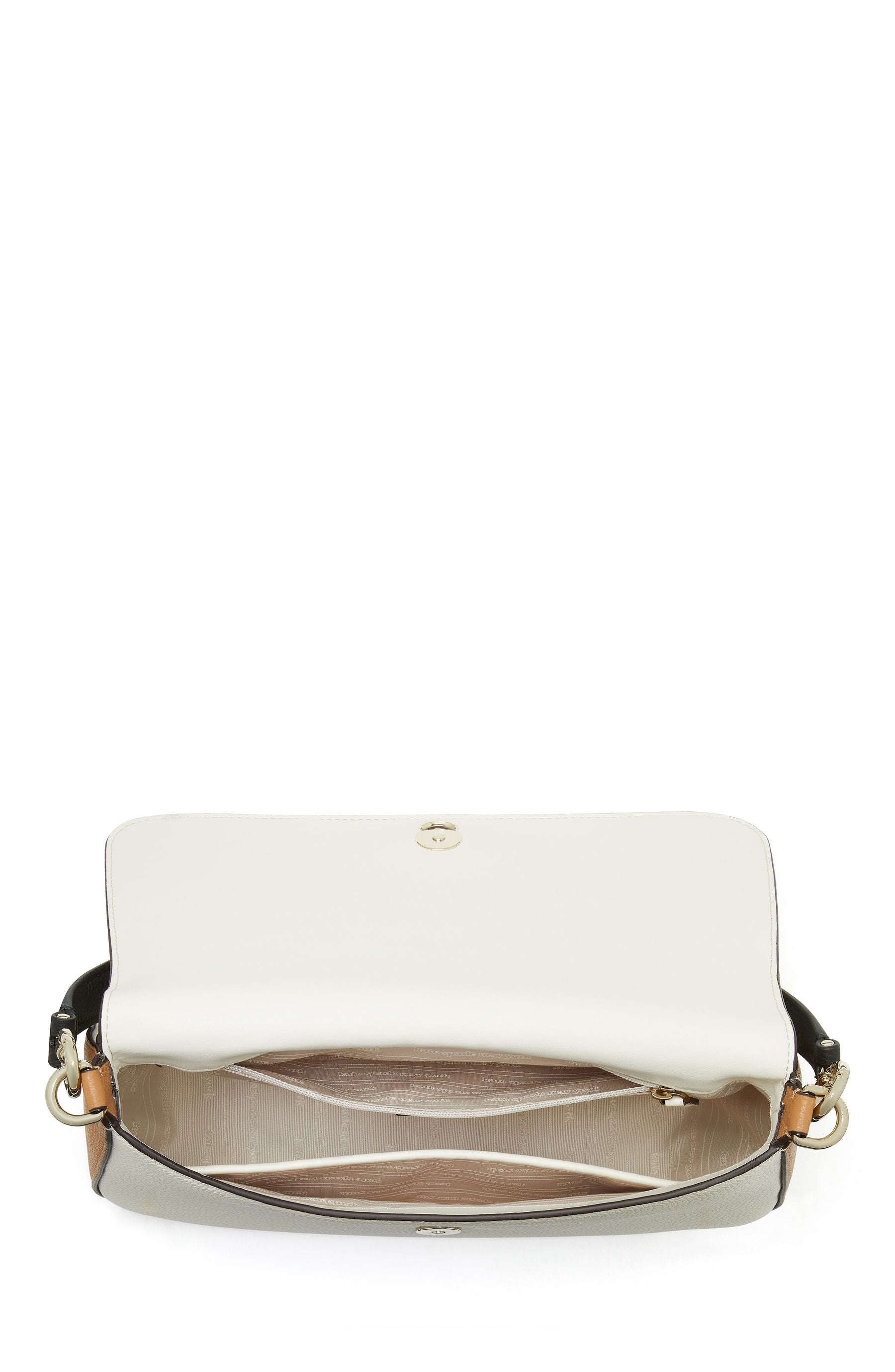 hudson colorblocked flap shoulder bag