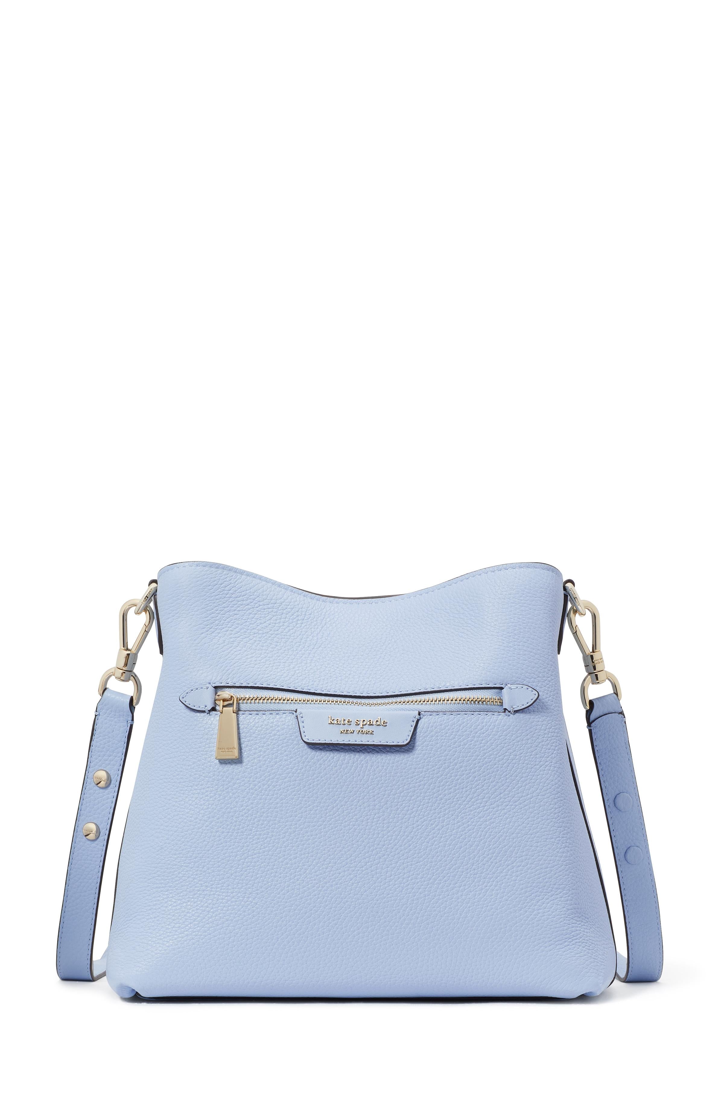 hudson pebbled leather shoulder bag