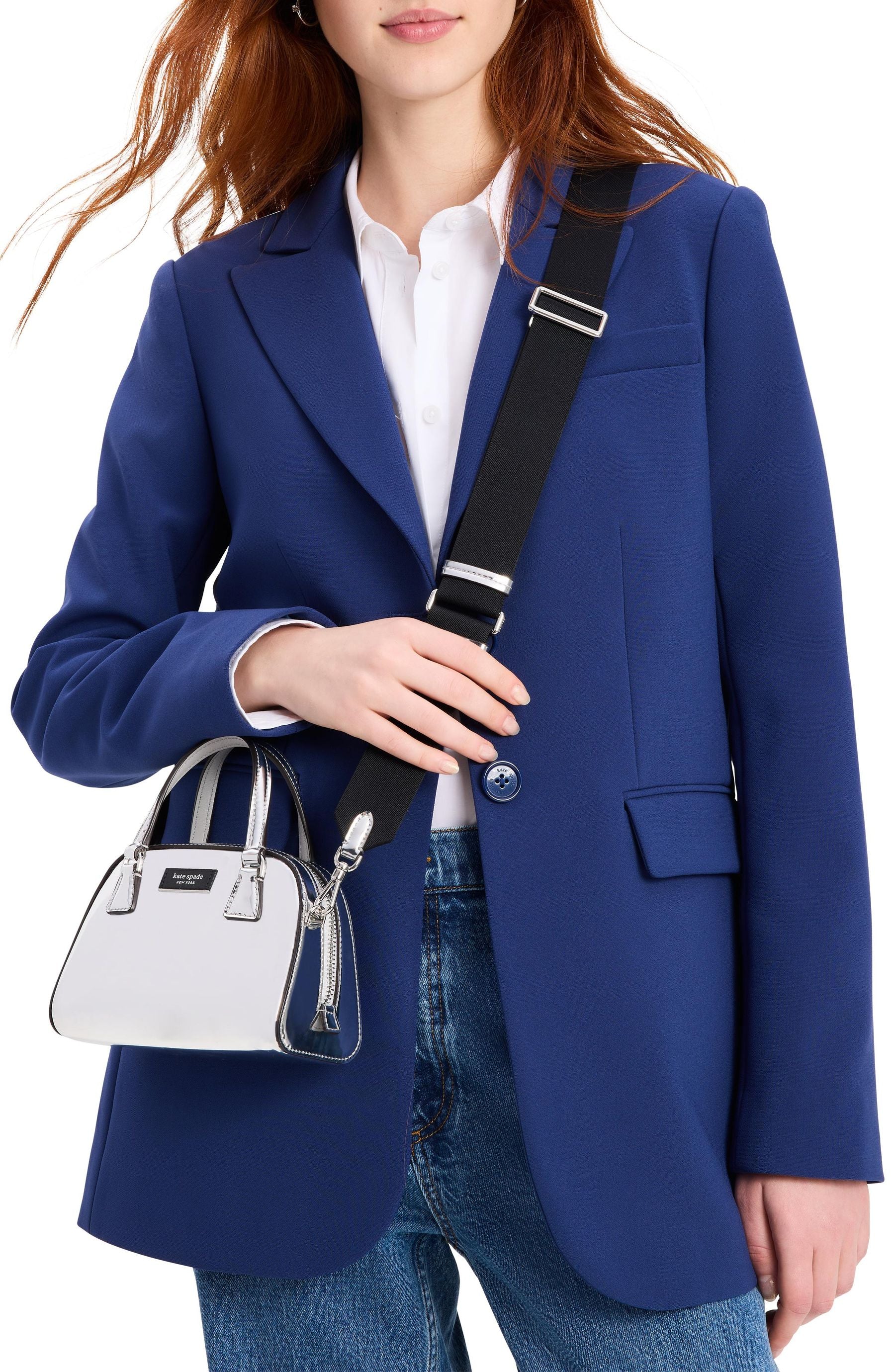 Sam Icon Metallic Mini Duffle Bag