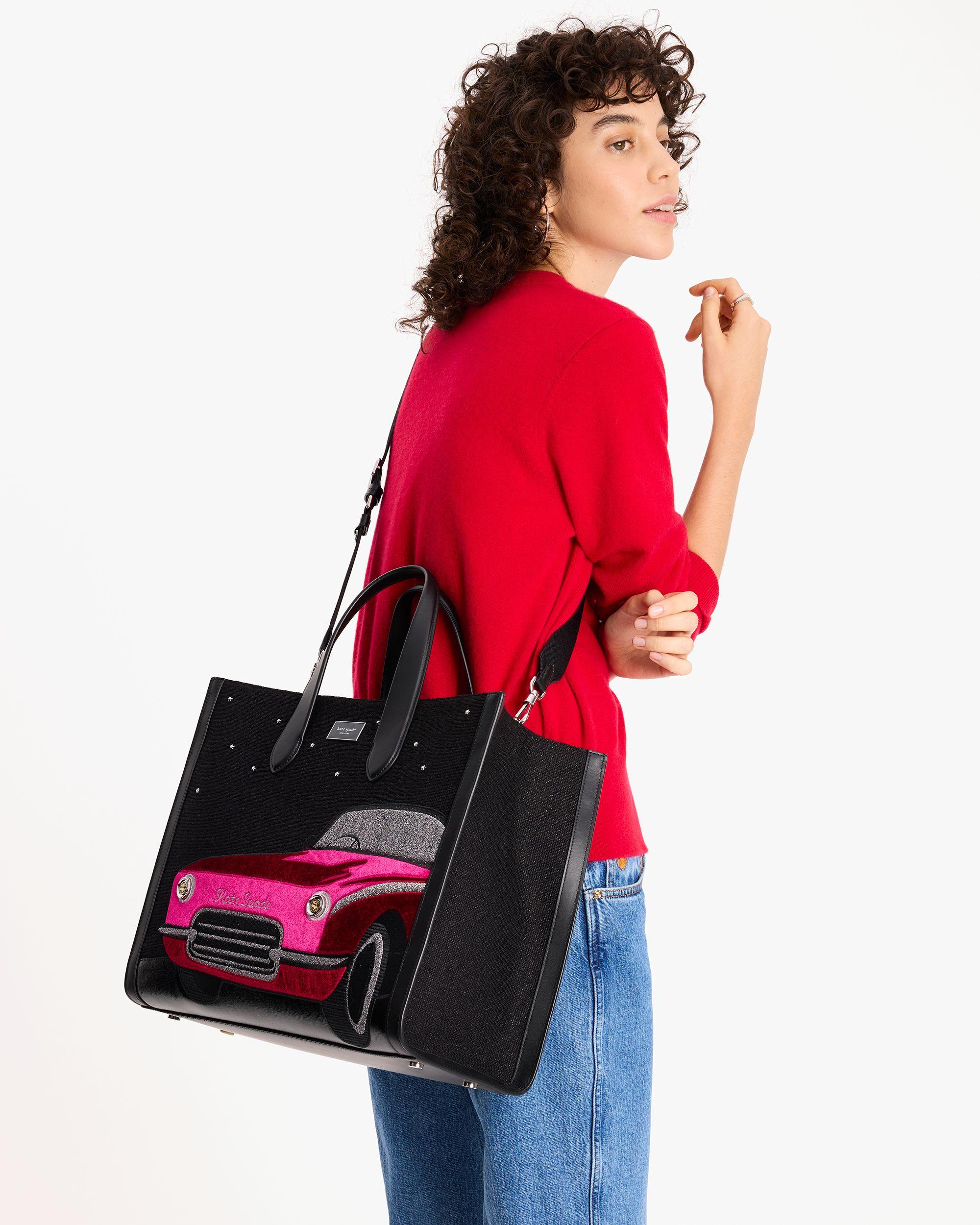 Manhattan Car Embellished Large Tote