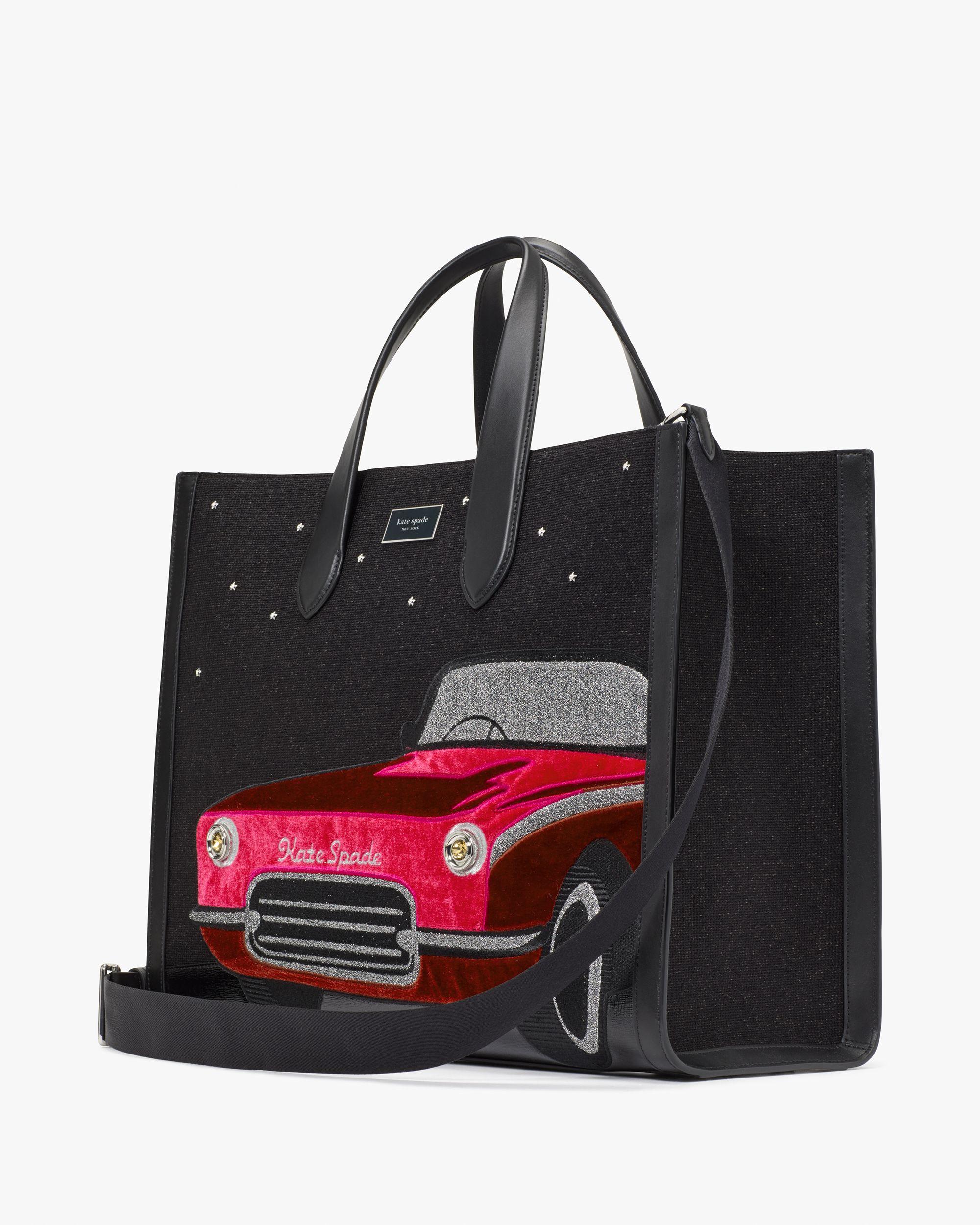 Manhattan Car Embellished Large Tote