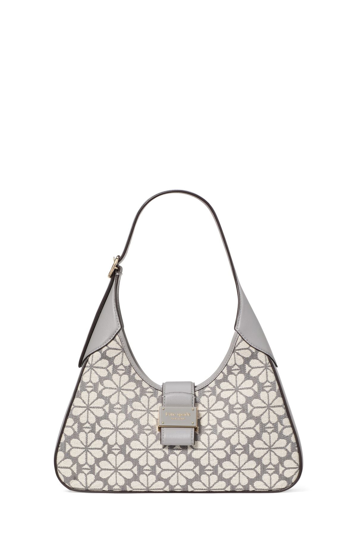 spade flower jacquard nouveau small shoulder bag