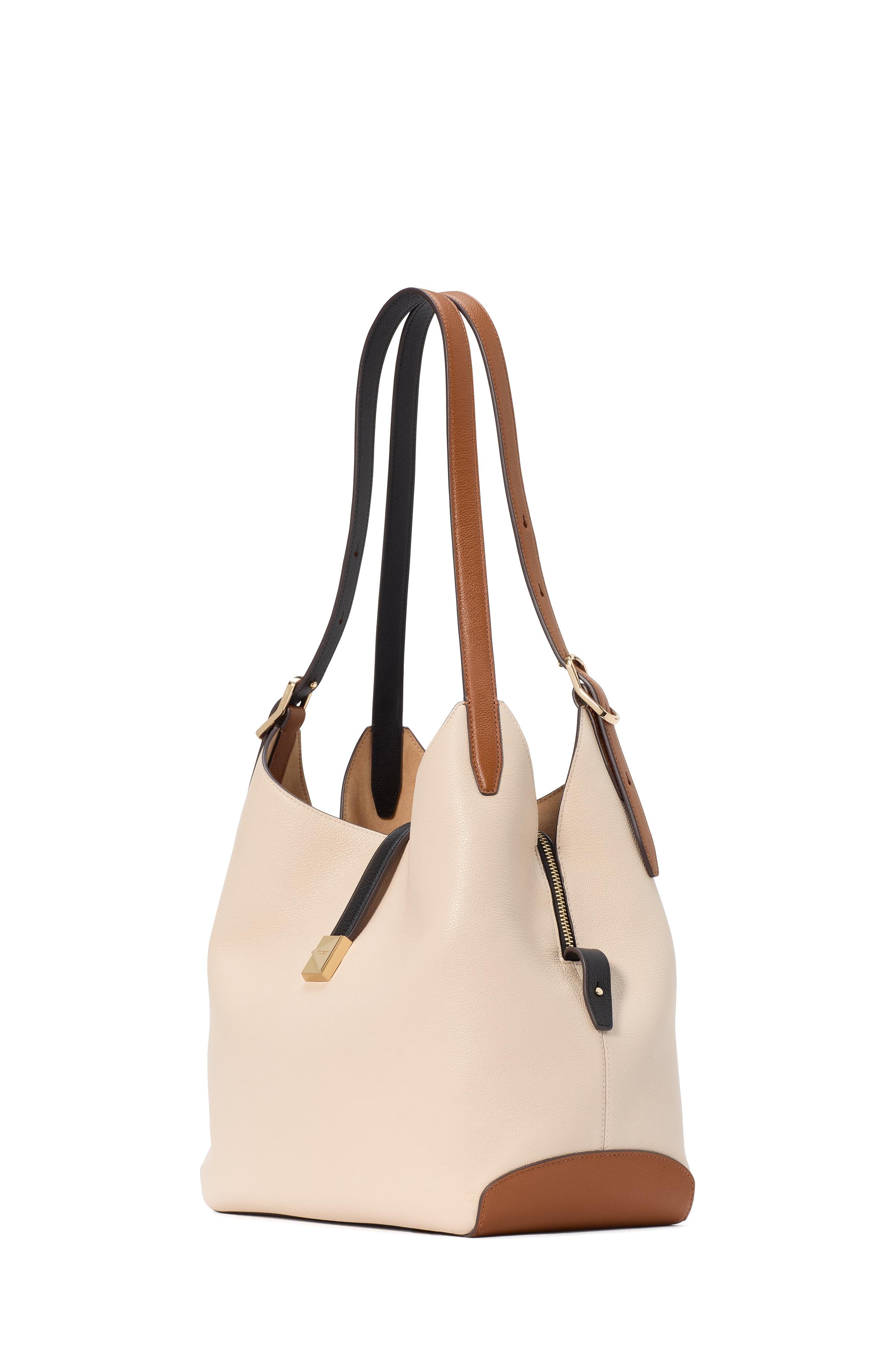 Deco Colorblocked Large Shoulder Bag