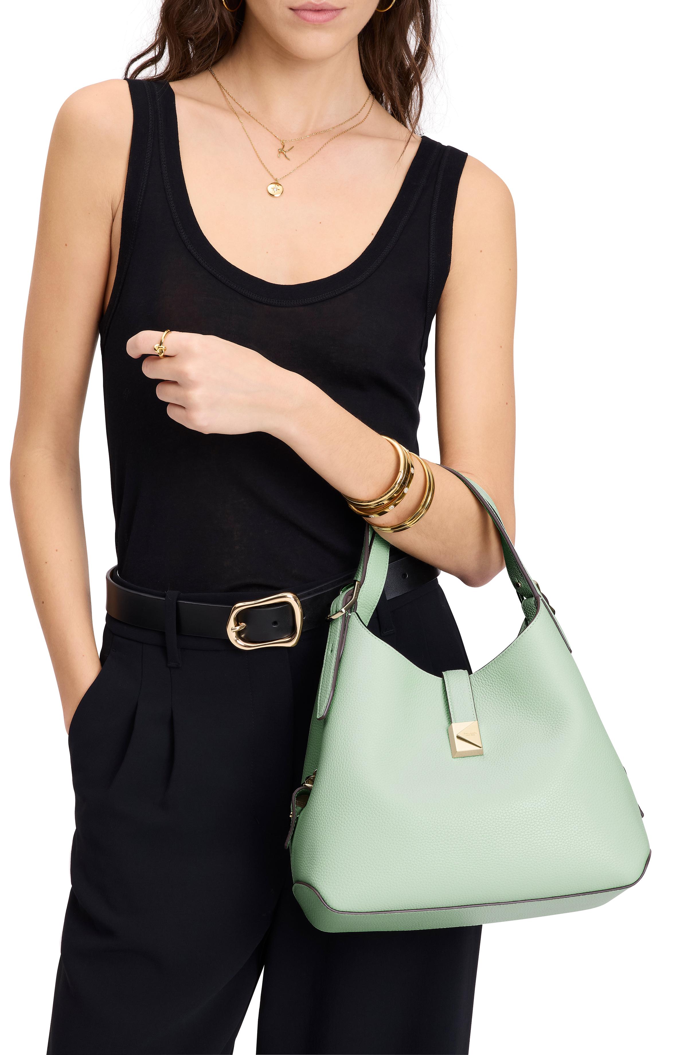 KI557-Deco Crossbody Tote-Pistachio Ice