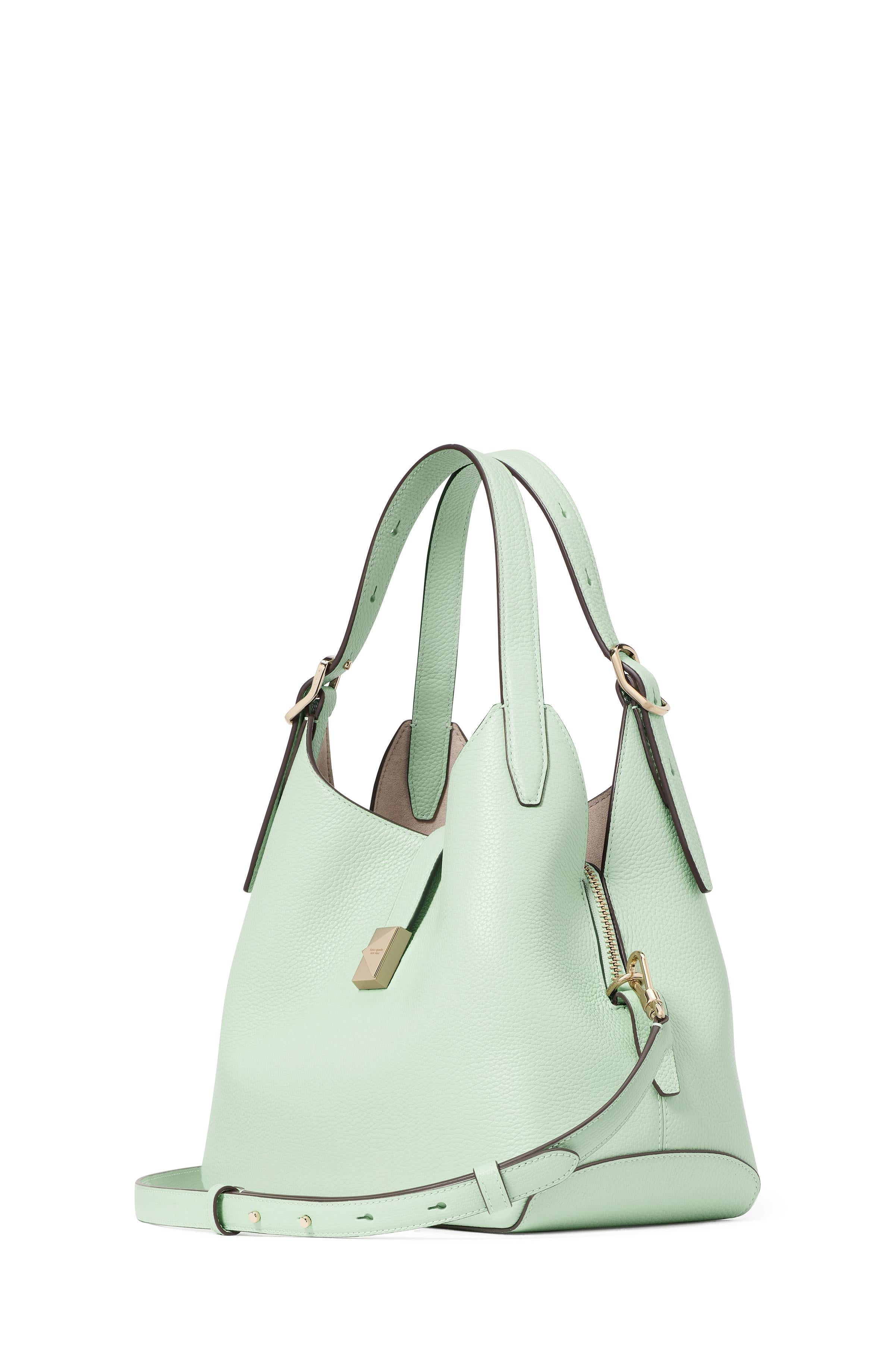 KI557-Deco Crossbody Tote-Pistachio Ice
