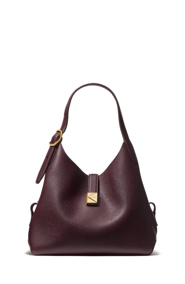 KI557-Deco Crossbody Tote-Blackberry Jam