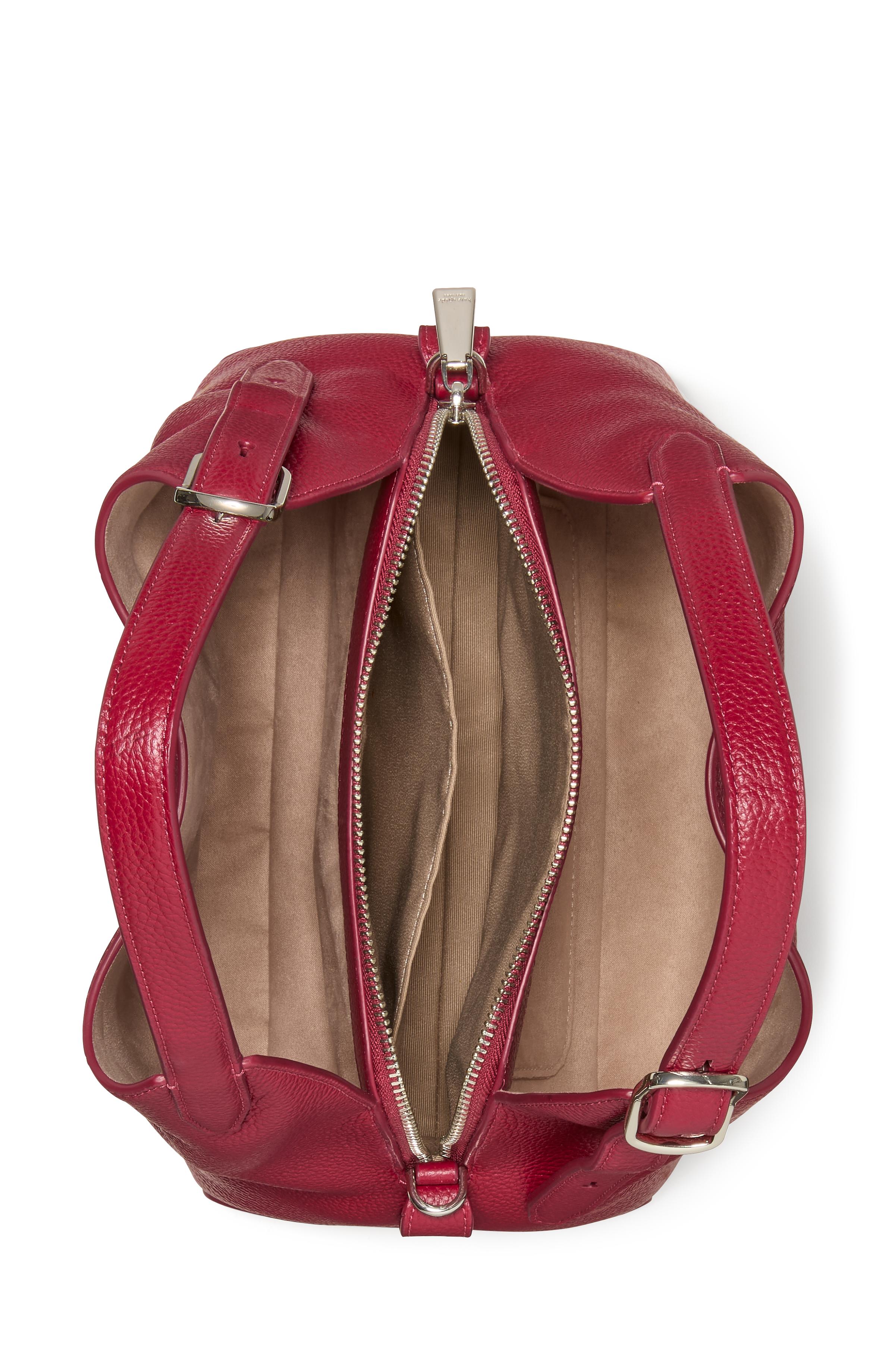 KI557-Deco Crossbody Tote-Red Jam