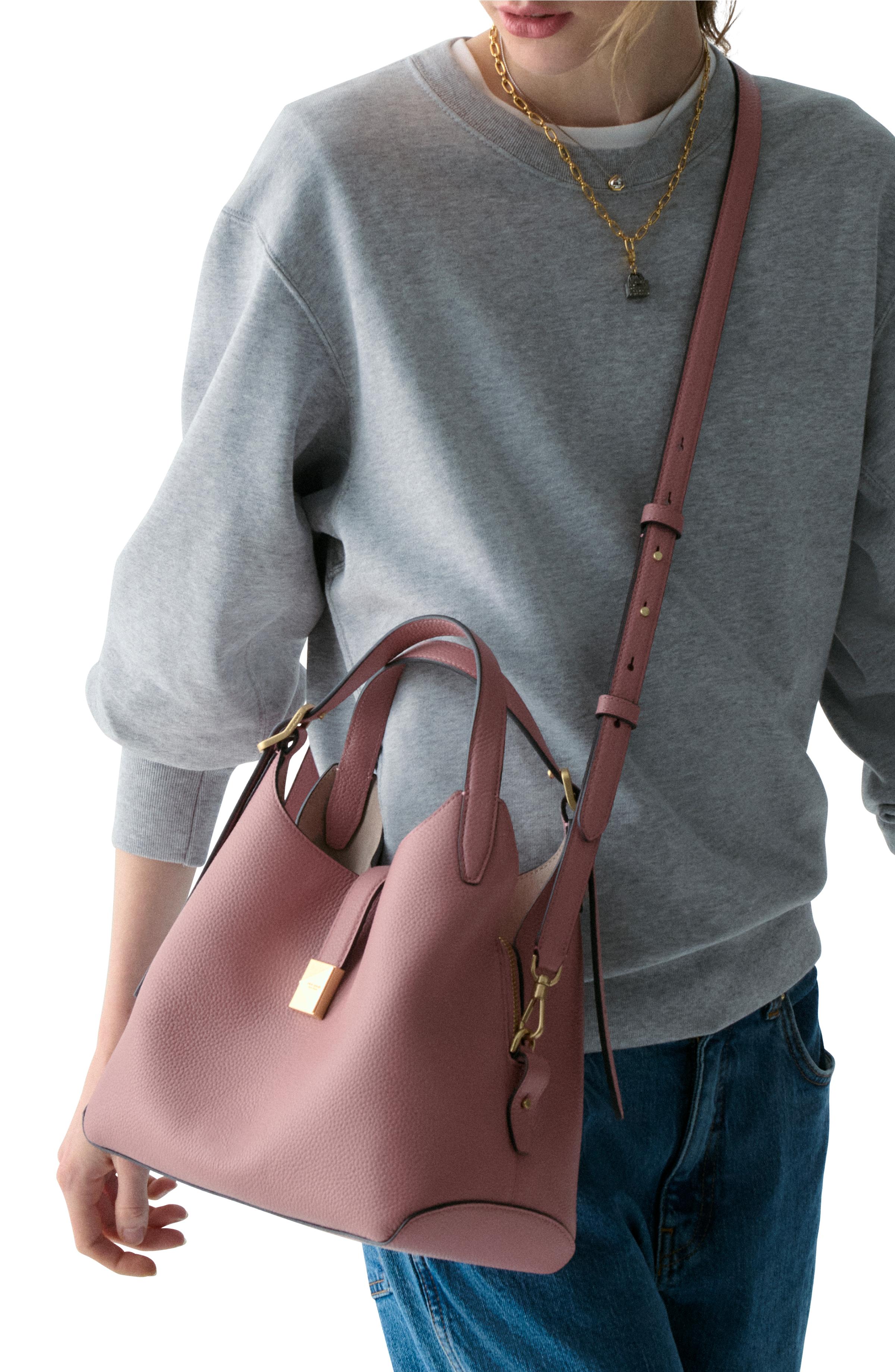 KI557-Deco Crossbody Tote-Dusk Rose