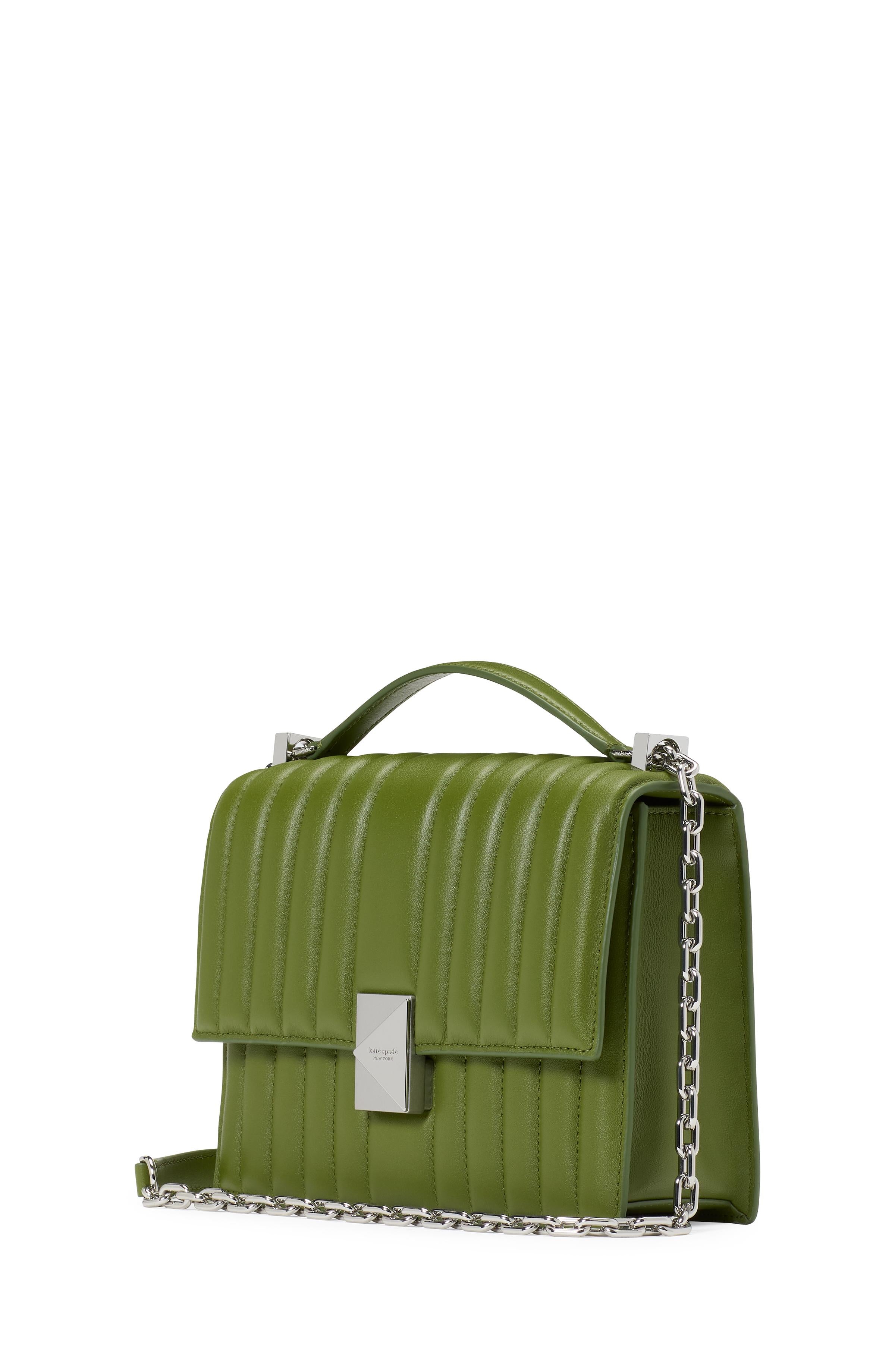 Deco Quilted Chain Shoulder Bag