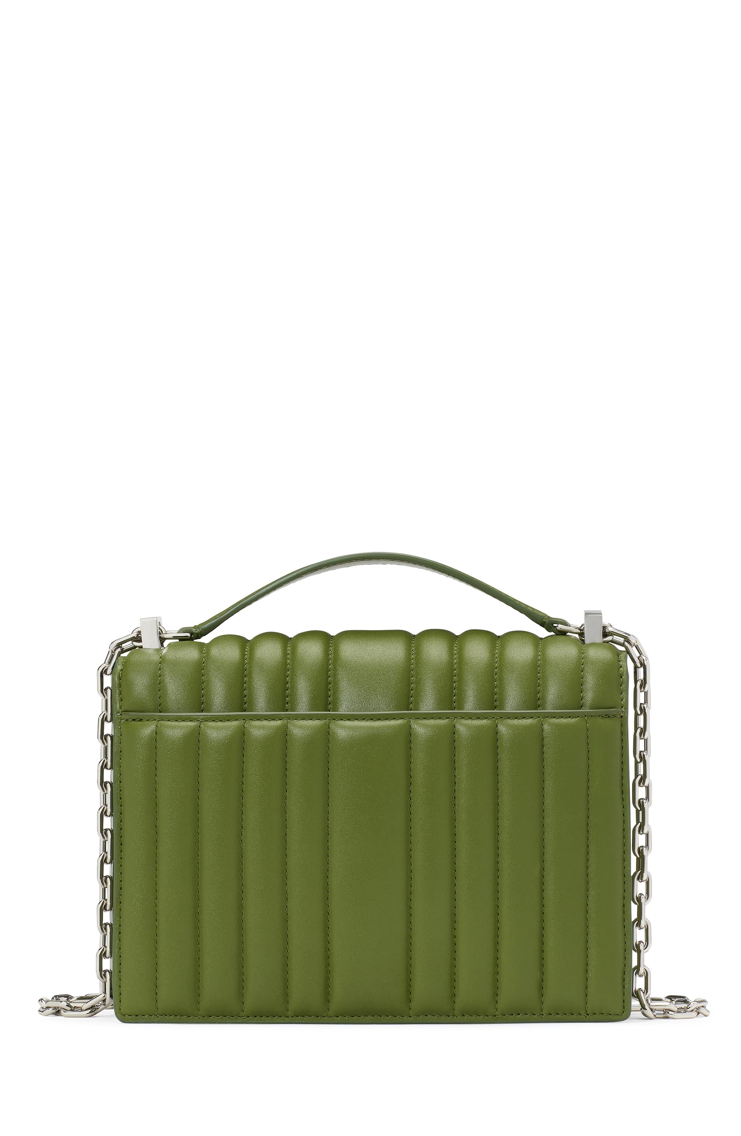 Deco Quilted Chain Shoulder Bag