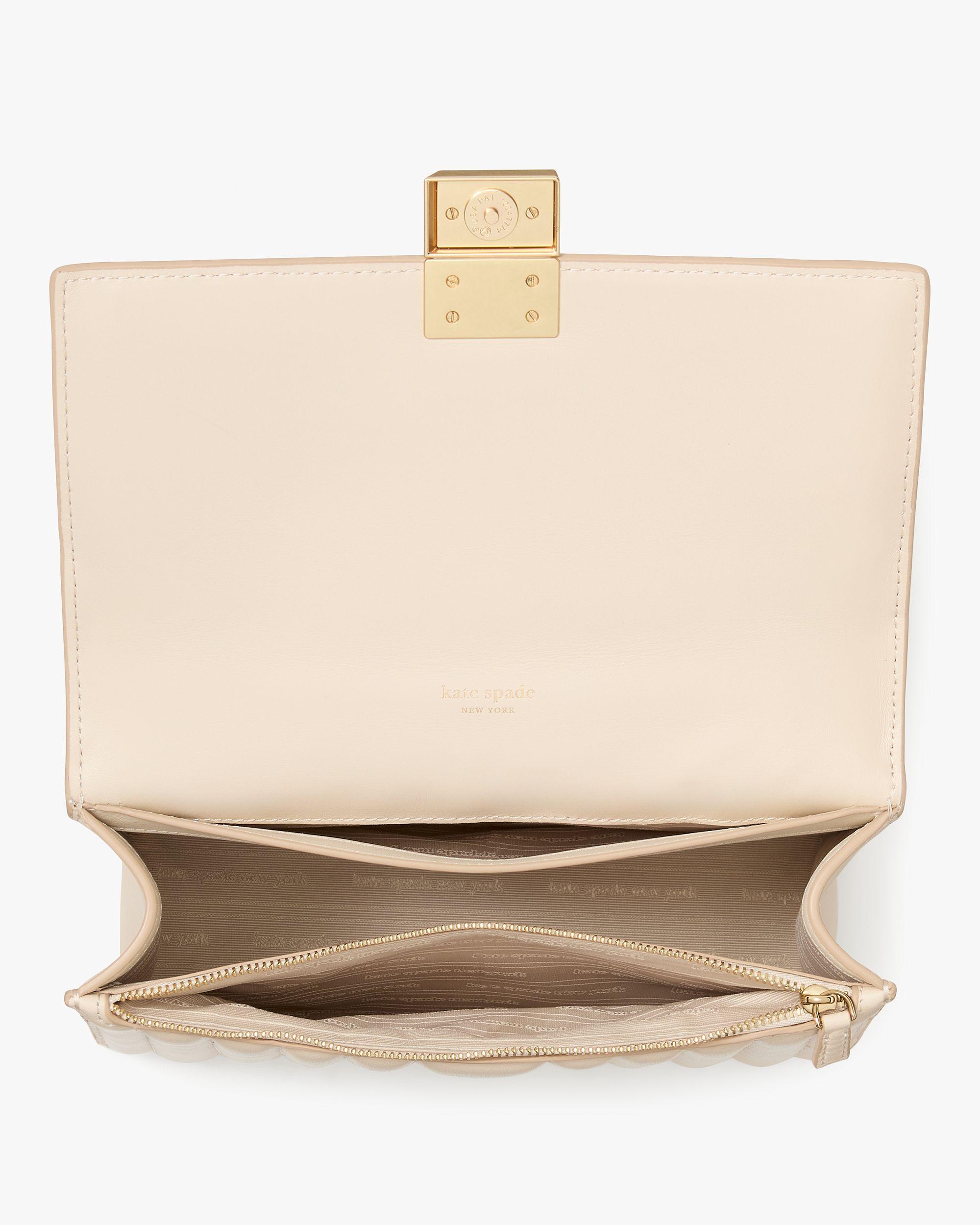 Deco Quilted Chain Shoulder Bag