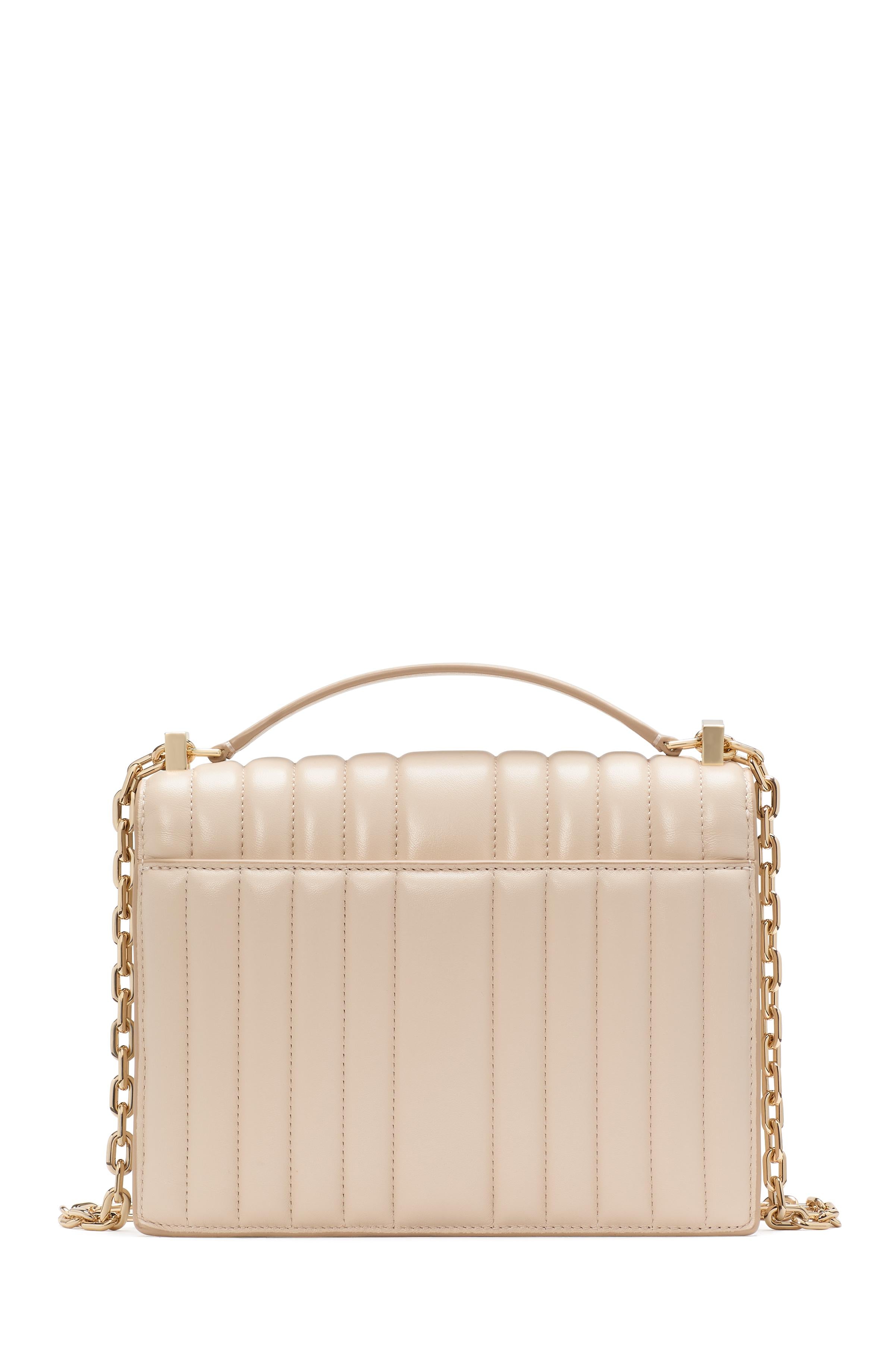 Deco Quilted Chain Shoulder Bag