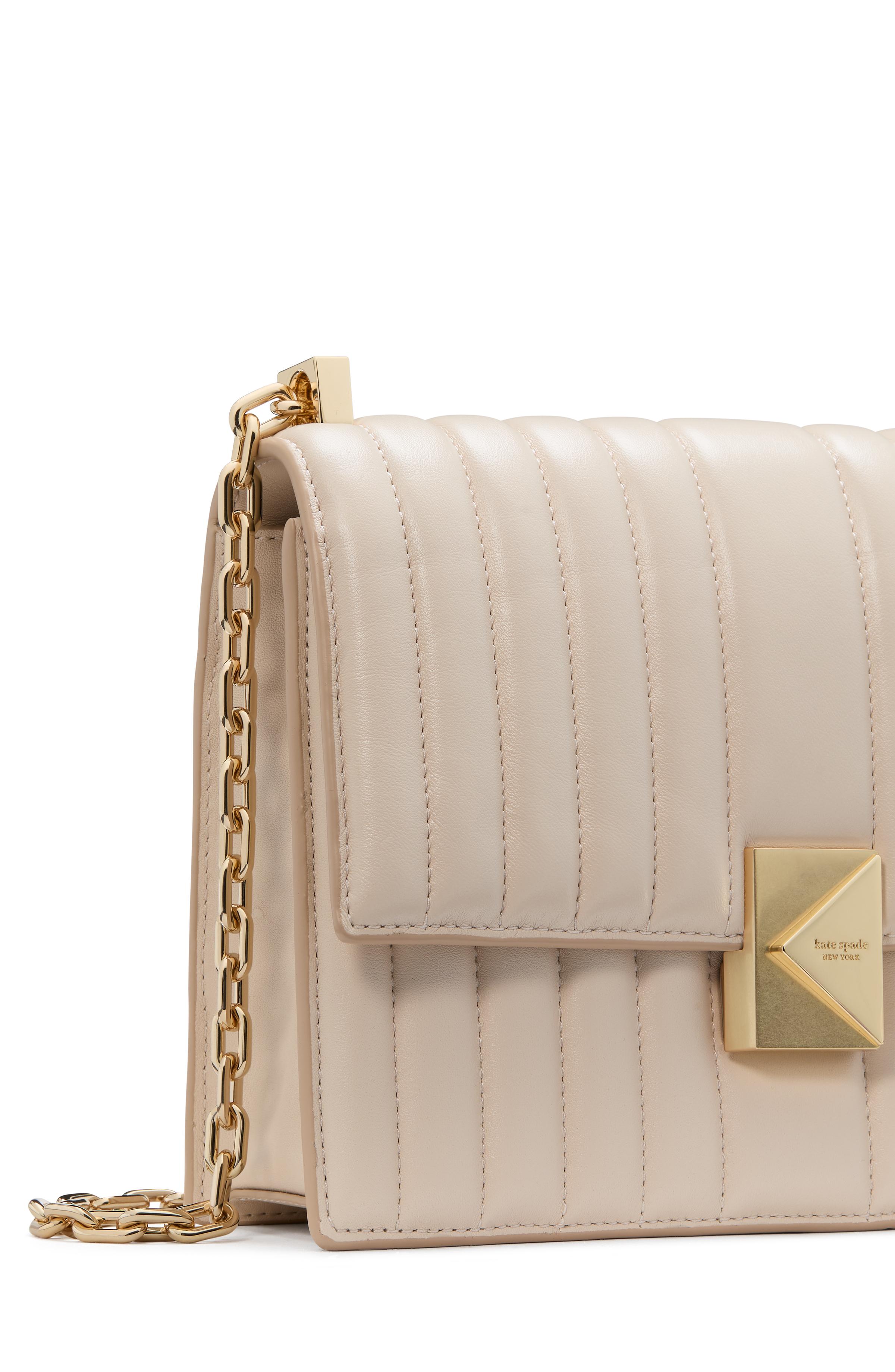 Deco Quilted Chain Shoulder Bag
