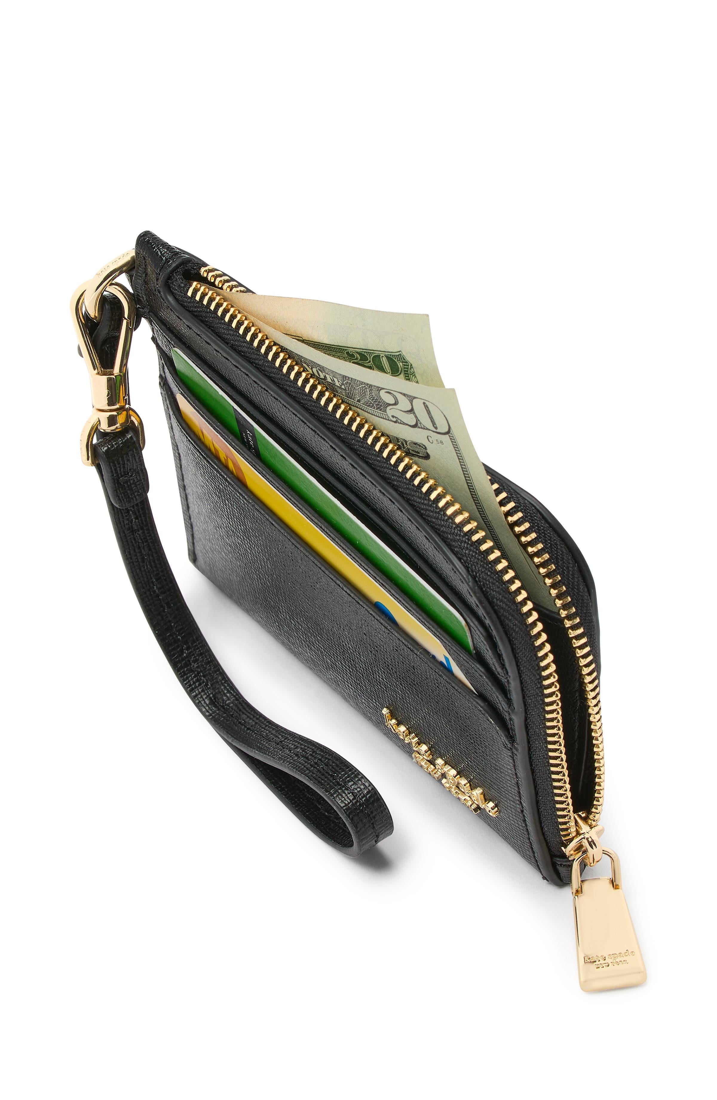 devin coin card case wristlet