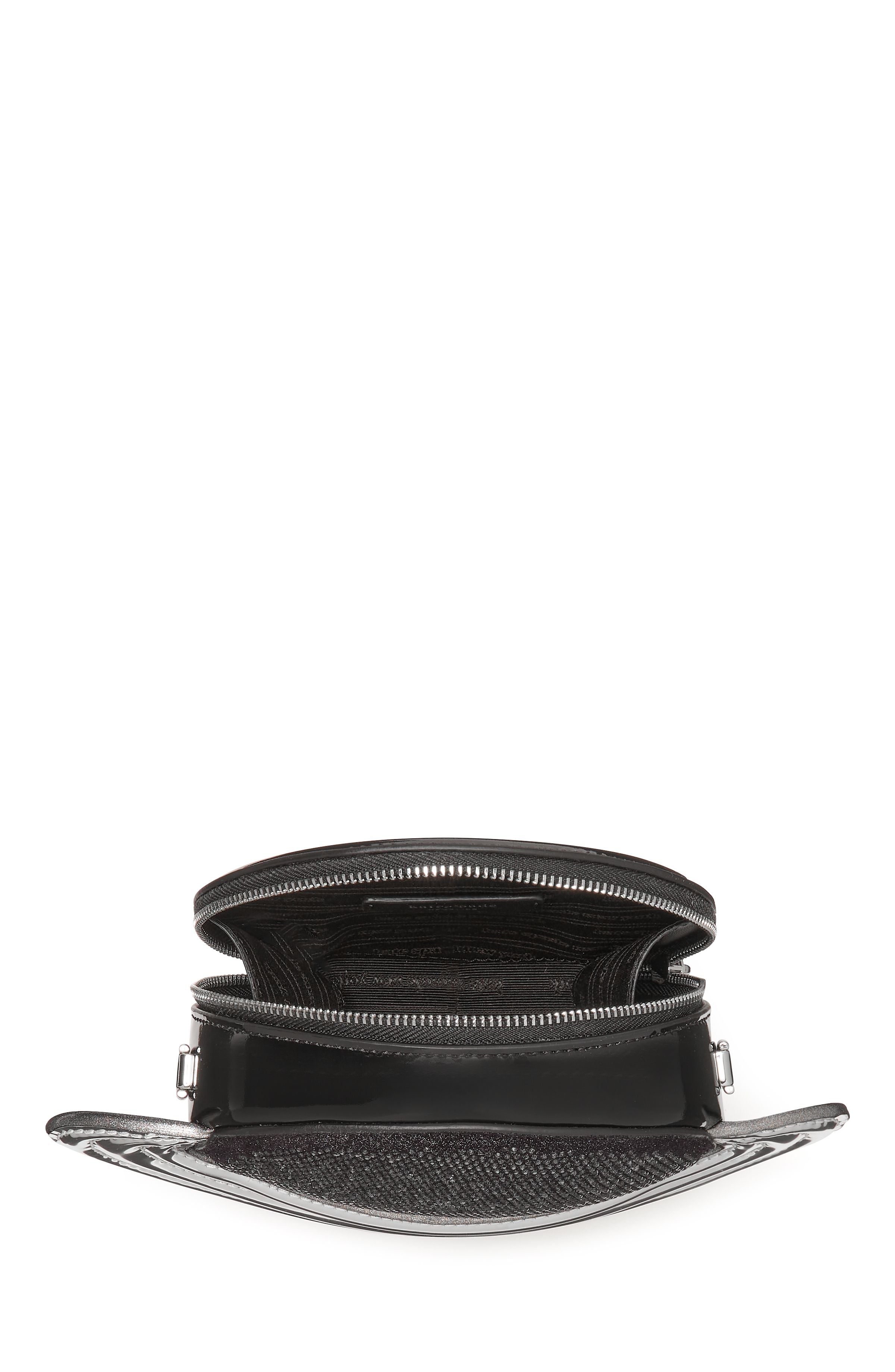 Spaced Out Embellished Metallic Micro Crossbody