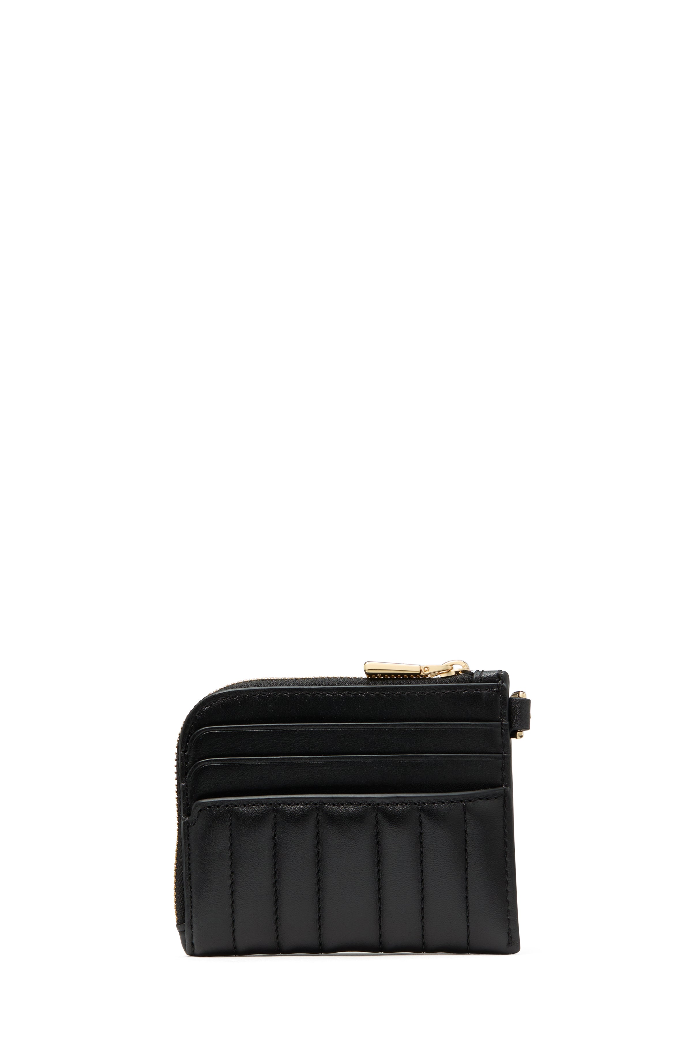Deco Quilted Coin Card Case Wristlet