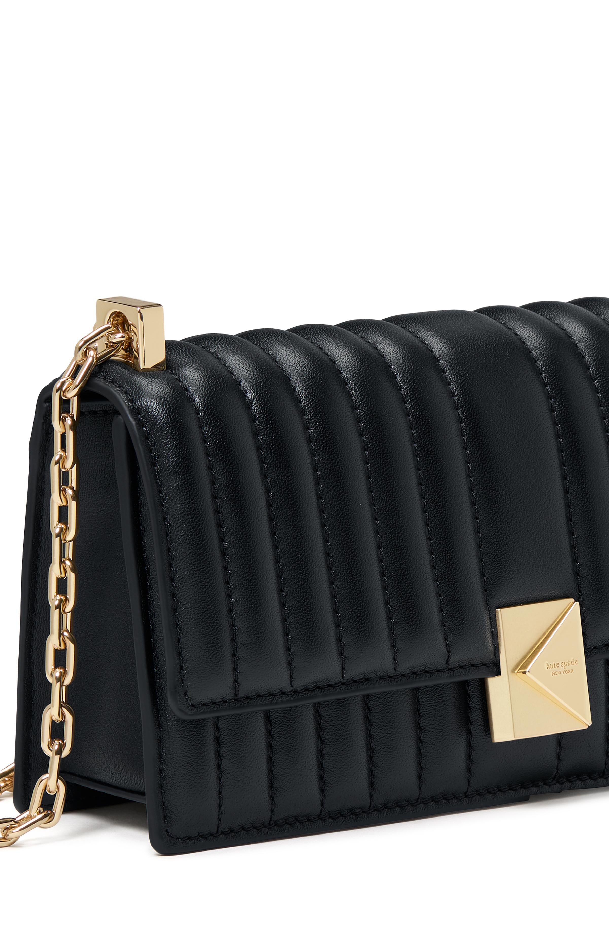 Deco Quilted Mini Flap Chain Crossbody