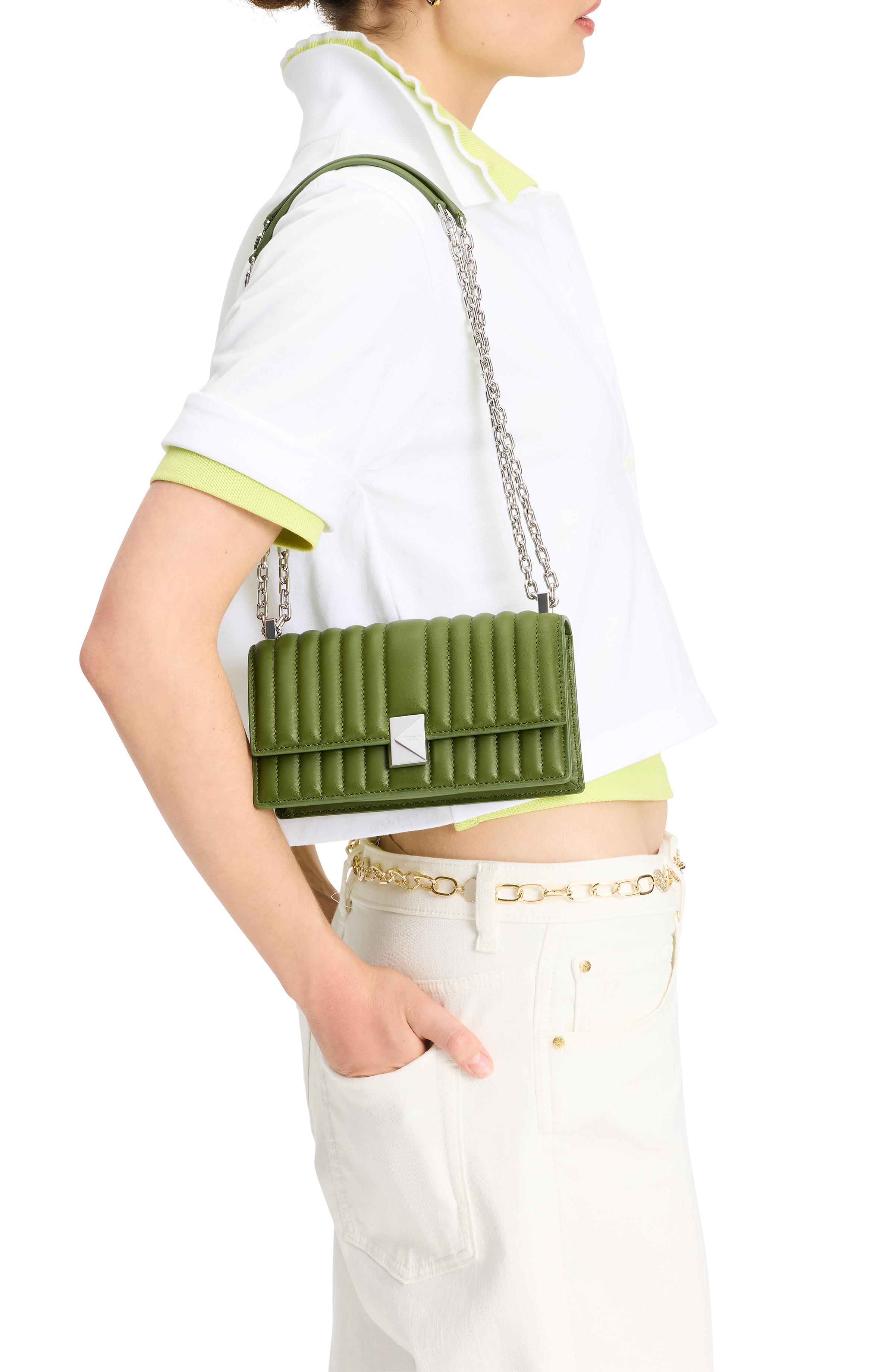 Deco Quilted Mini Flap Chain Crossbody