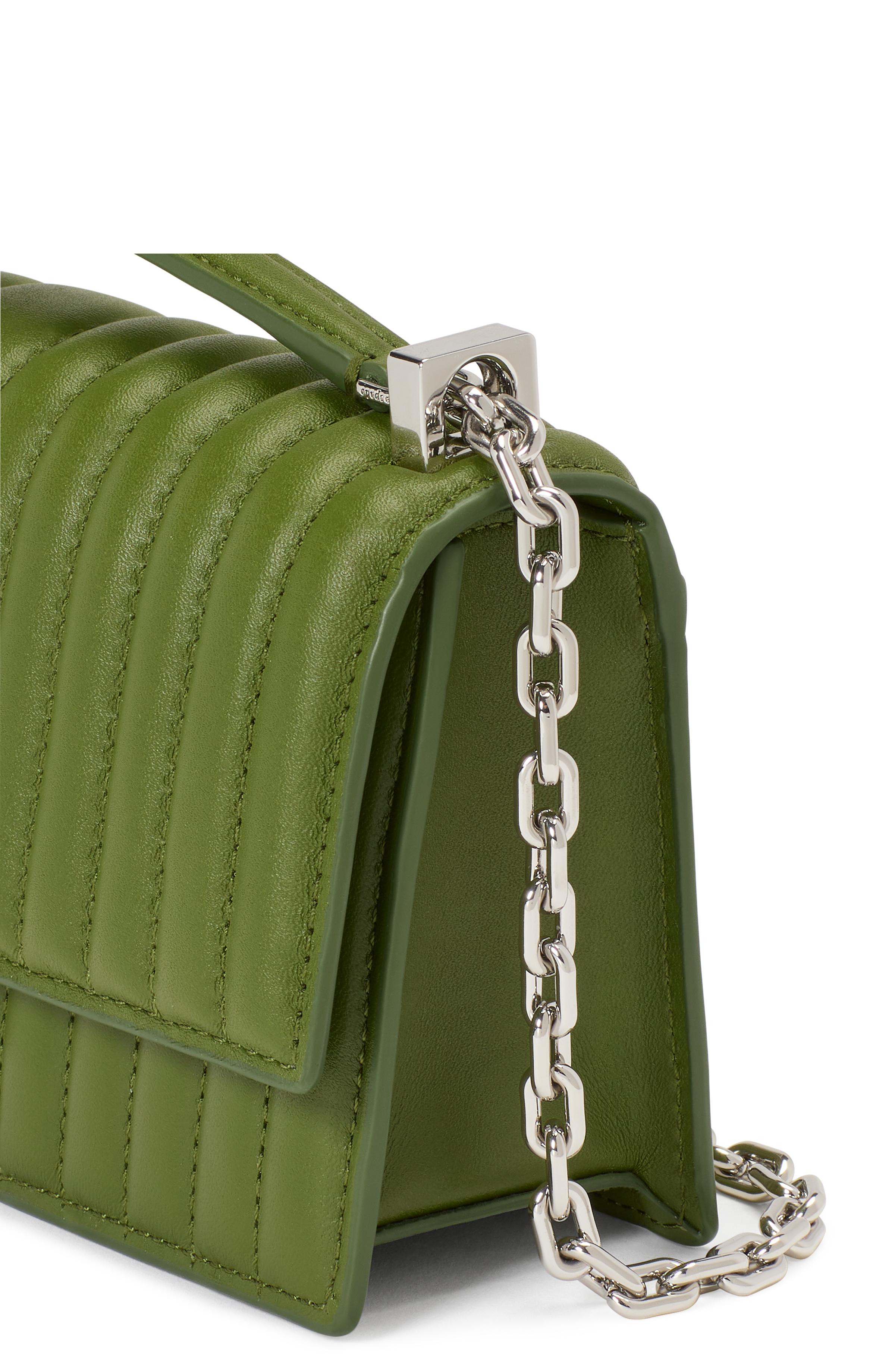 Deco Quilted Mini Flap Chain Crossbody