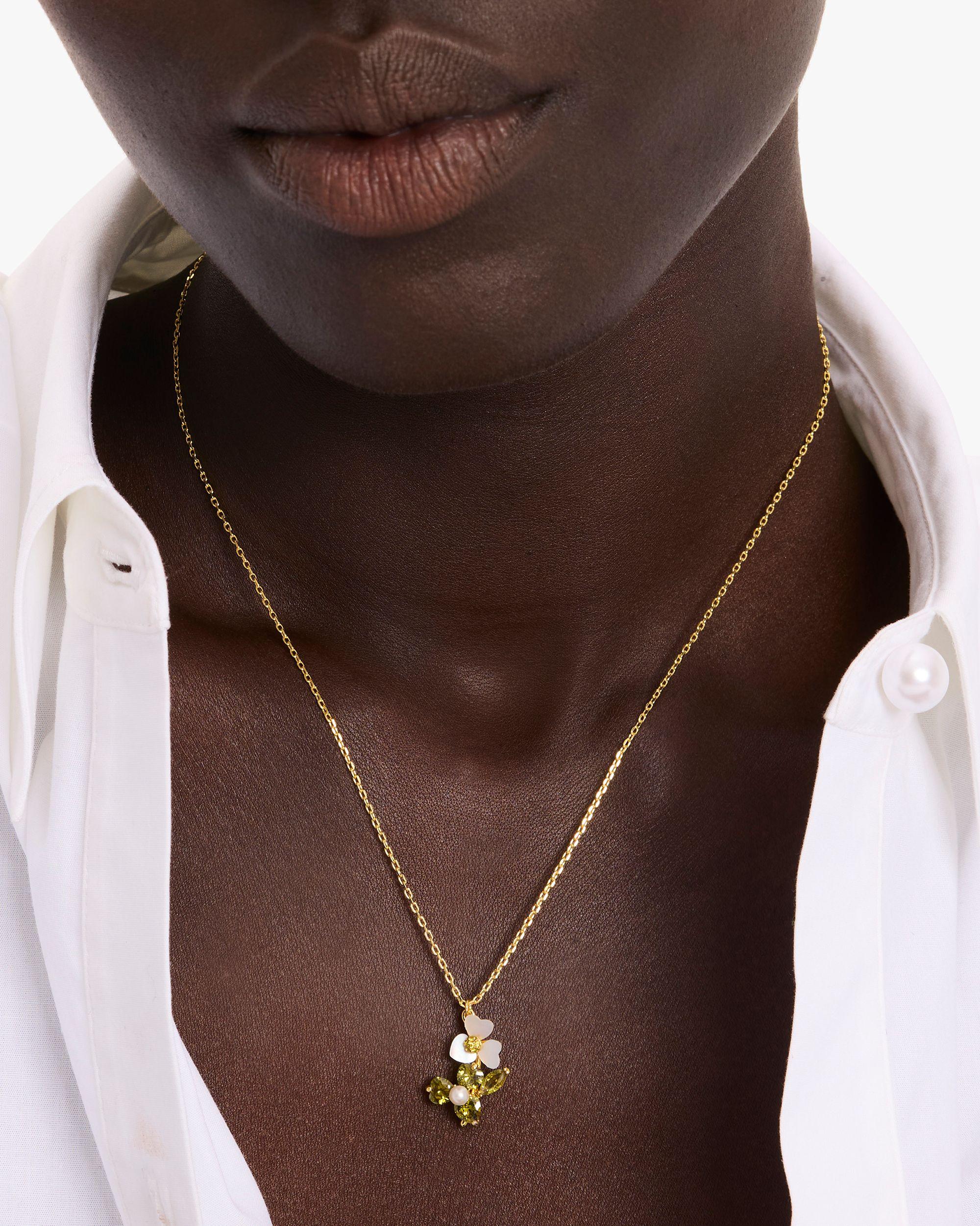 Precious Pansy Pendant