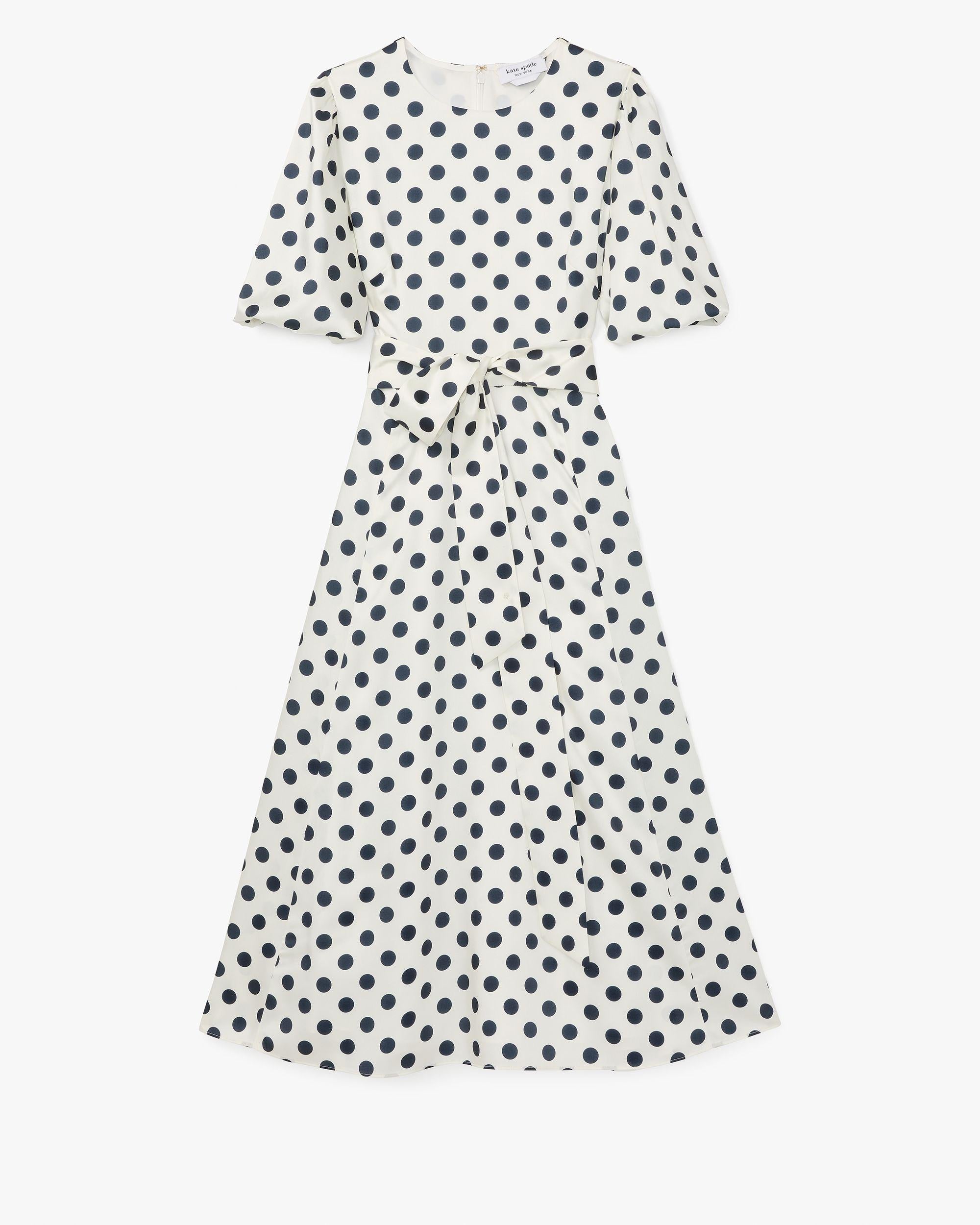 breezy dot matinee dress