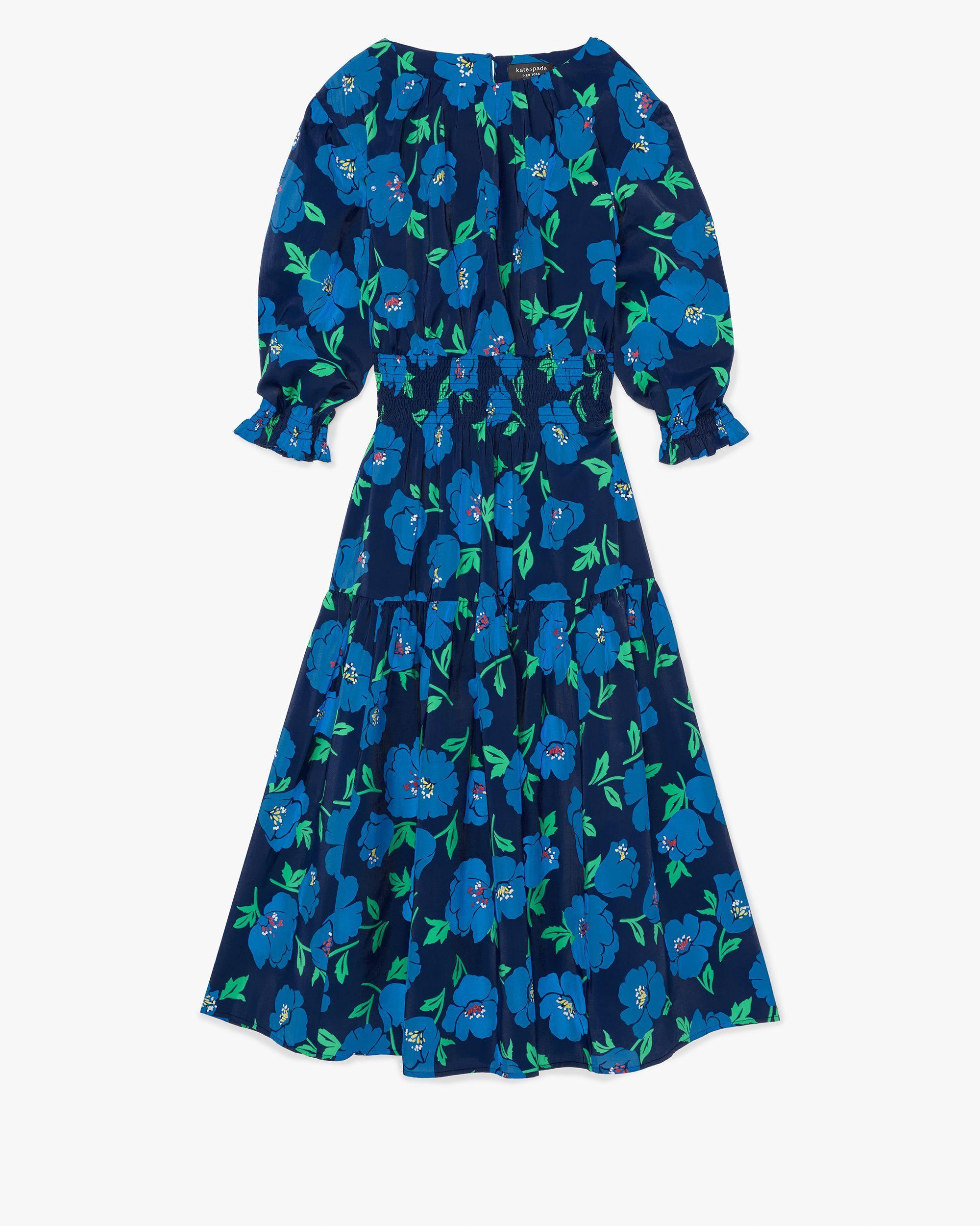 springtime blooms smocked dress