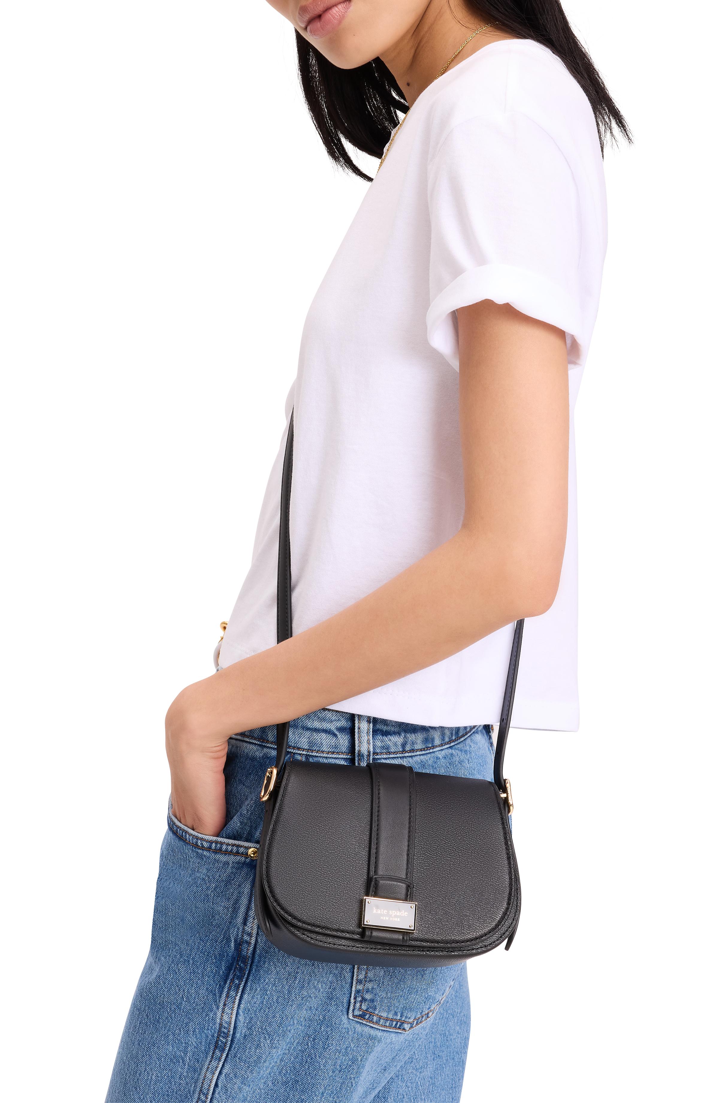 KL569-Nouveau Mini Saddle Bag-Black