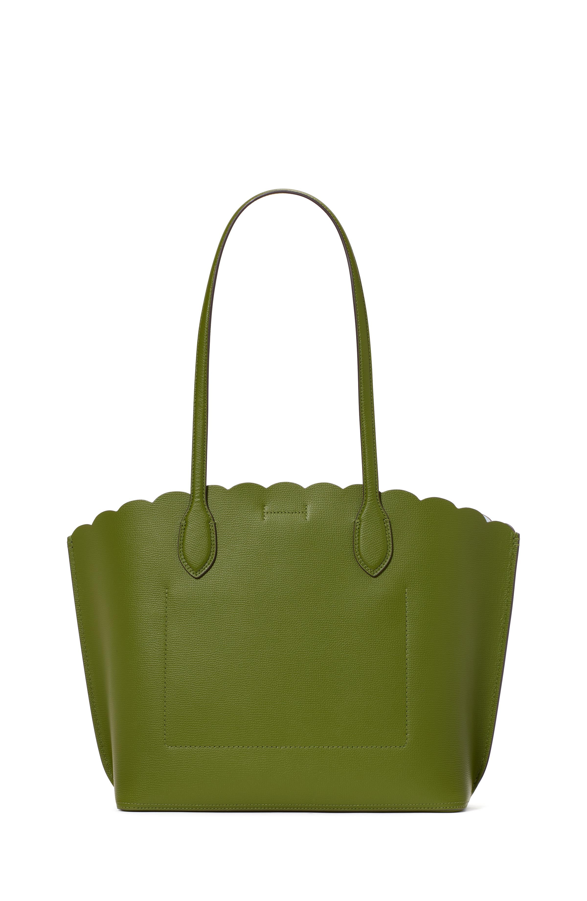 KL645-Suite Scalloped Tote-Jungle Vine