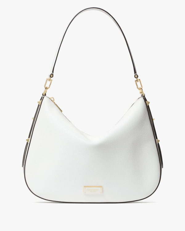 KL677-Liv Large Hobo Bag-True White
