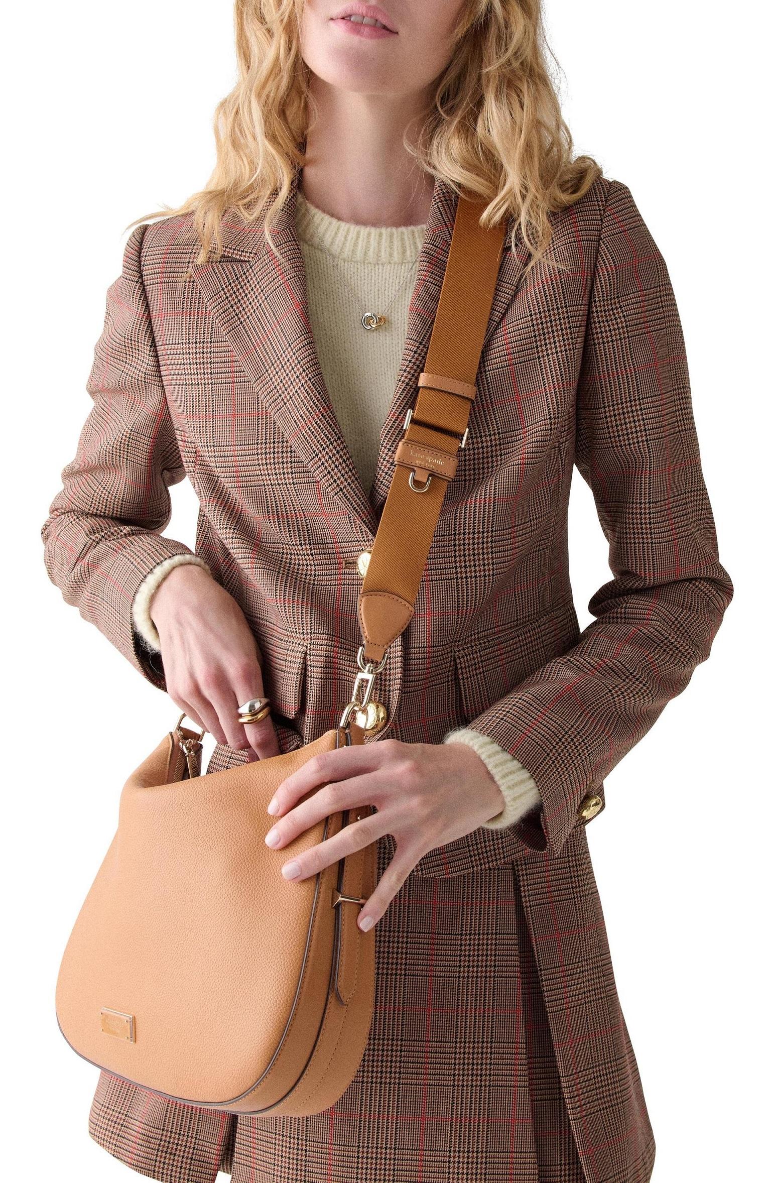 KL677-Liv Large Hobo Bag-Biscotti