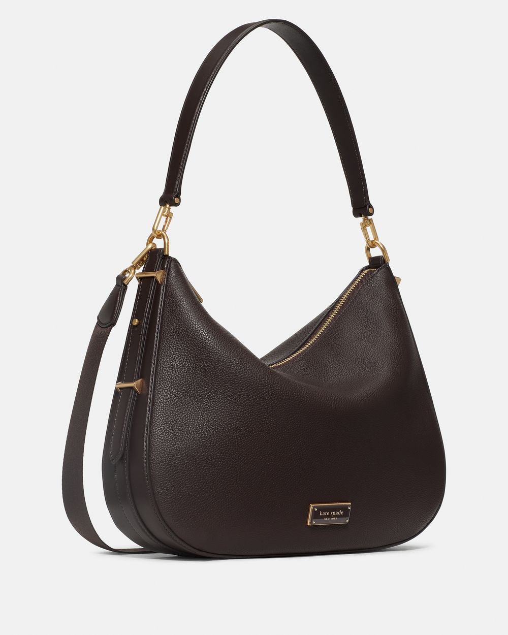 KL677-Liv Large Hobo Bag-Hot Fudge