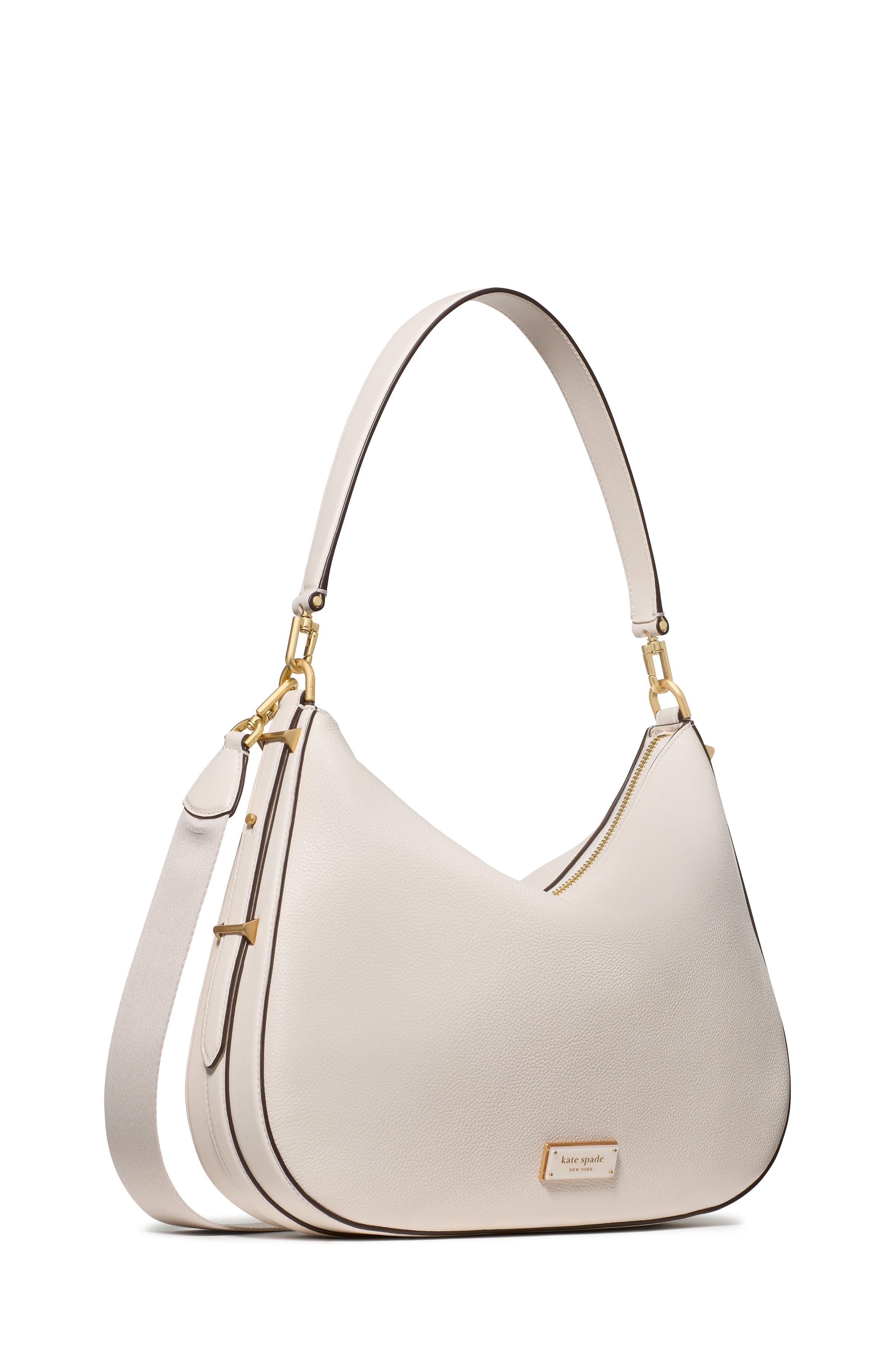 KL677-Liv Large Hobo Bag-Cashew Milk