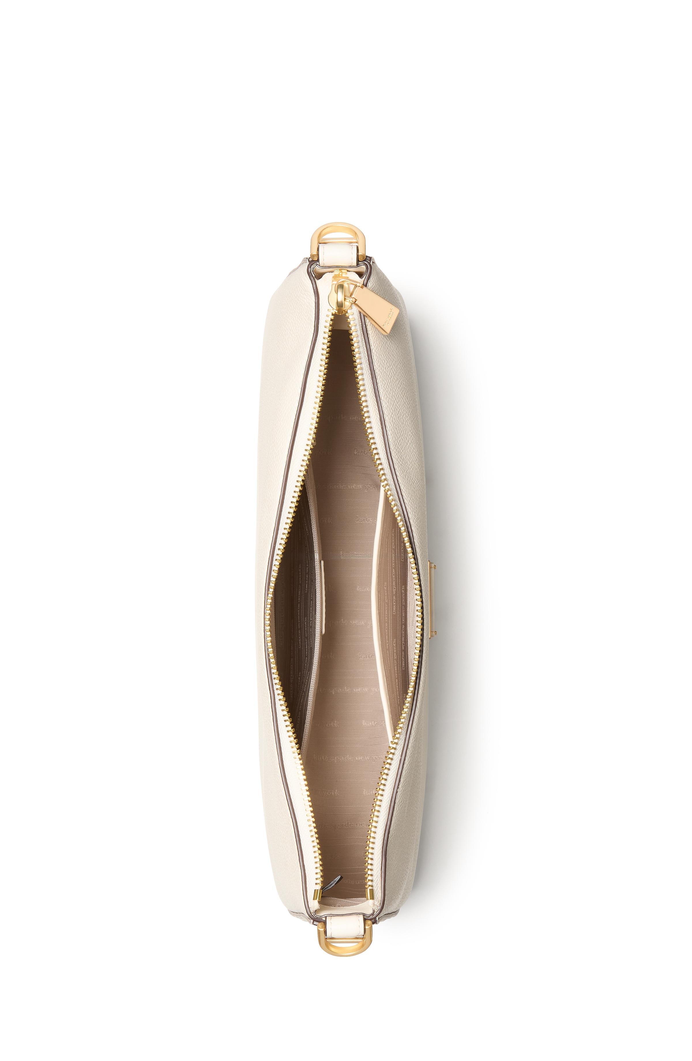 KL677-Liv Large Hobo Bag-Cashew Milk