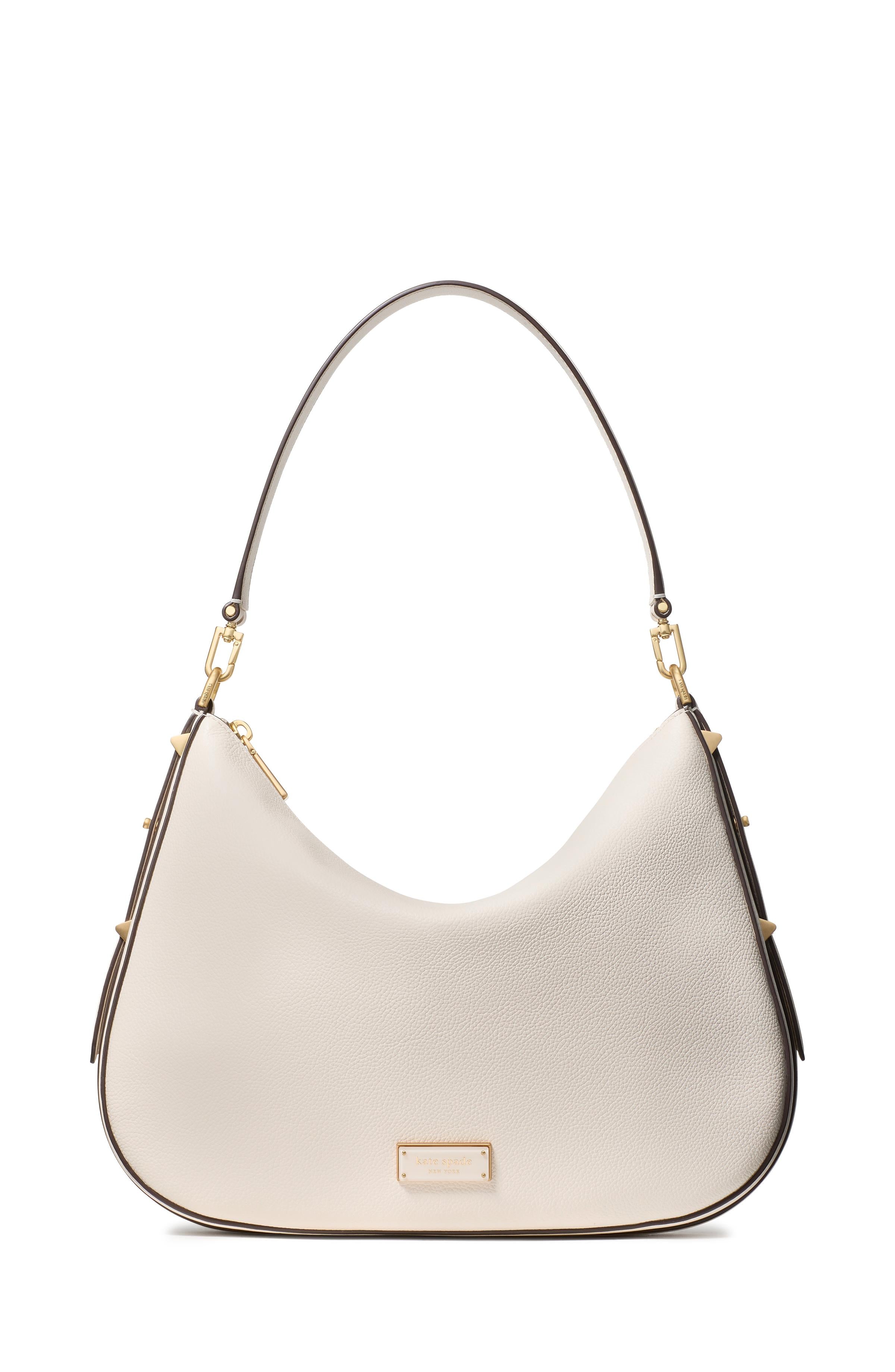 KL677-Liv Large Hobo Bag-Cashew Milk