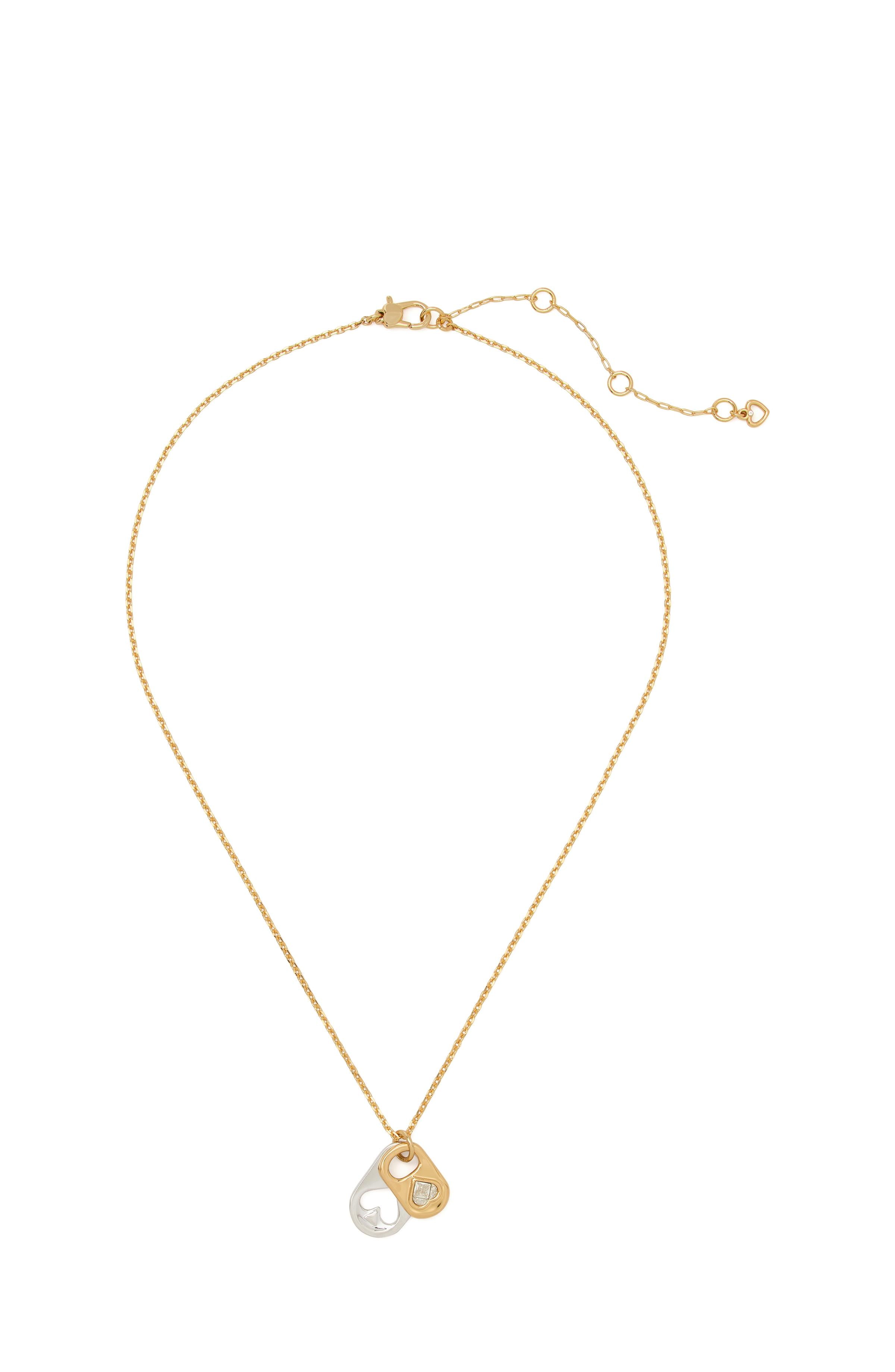KL758-Snack Time Charm Pendant-Silver Gold