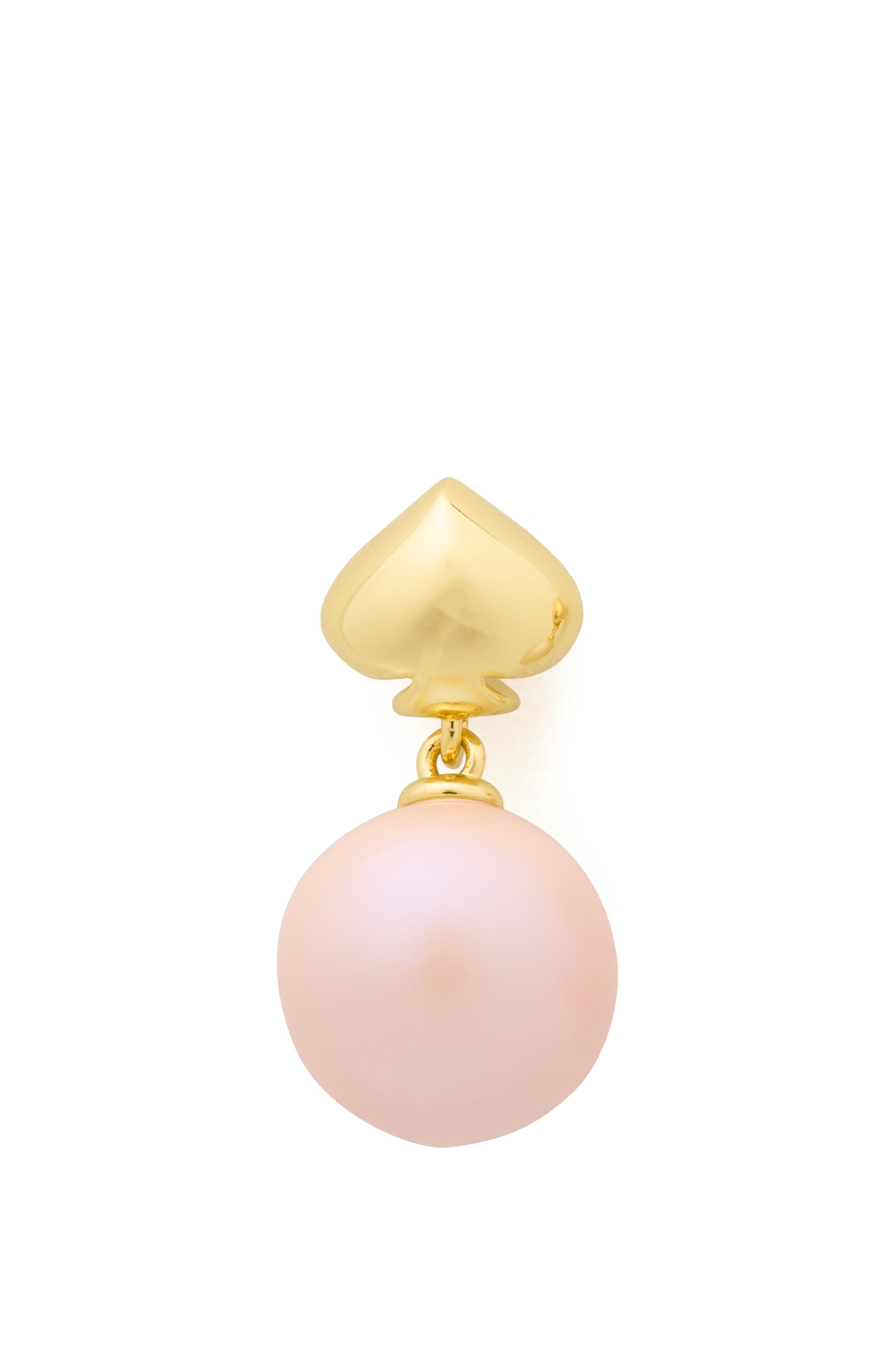 KL777-Pearlie Drop Earrings (Kl777-650)-Light Pink Multi