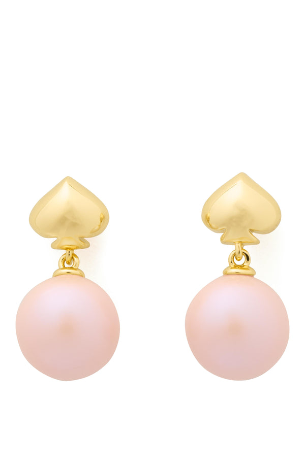 KL777-Pearlie Drop Earrings (Kl777-650)-Light Pink Multi