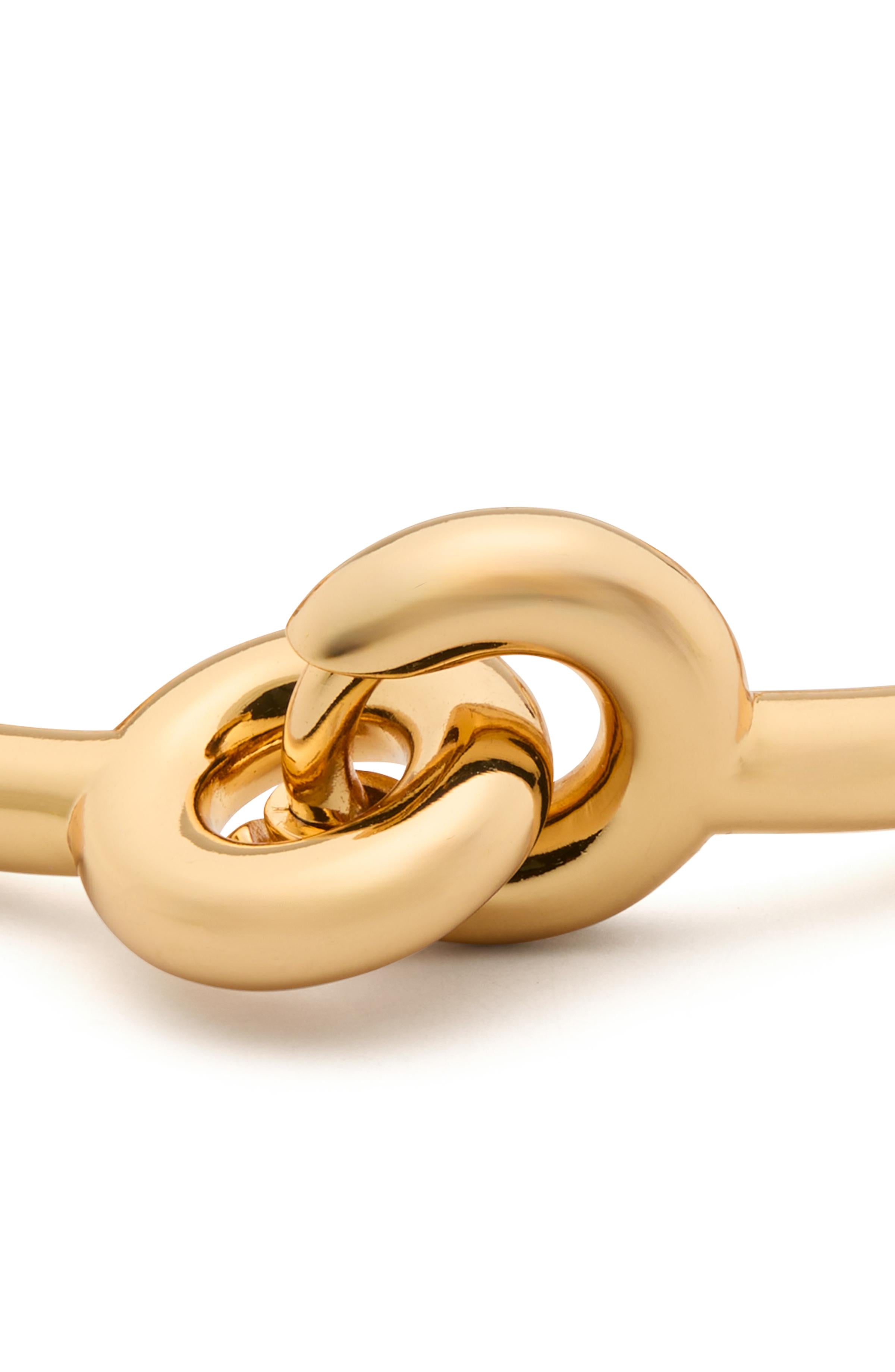 KL787-Interlock Bangle-Gold