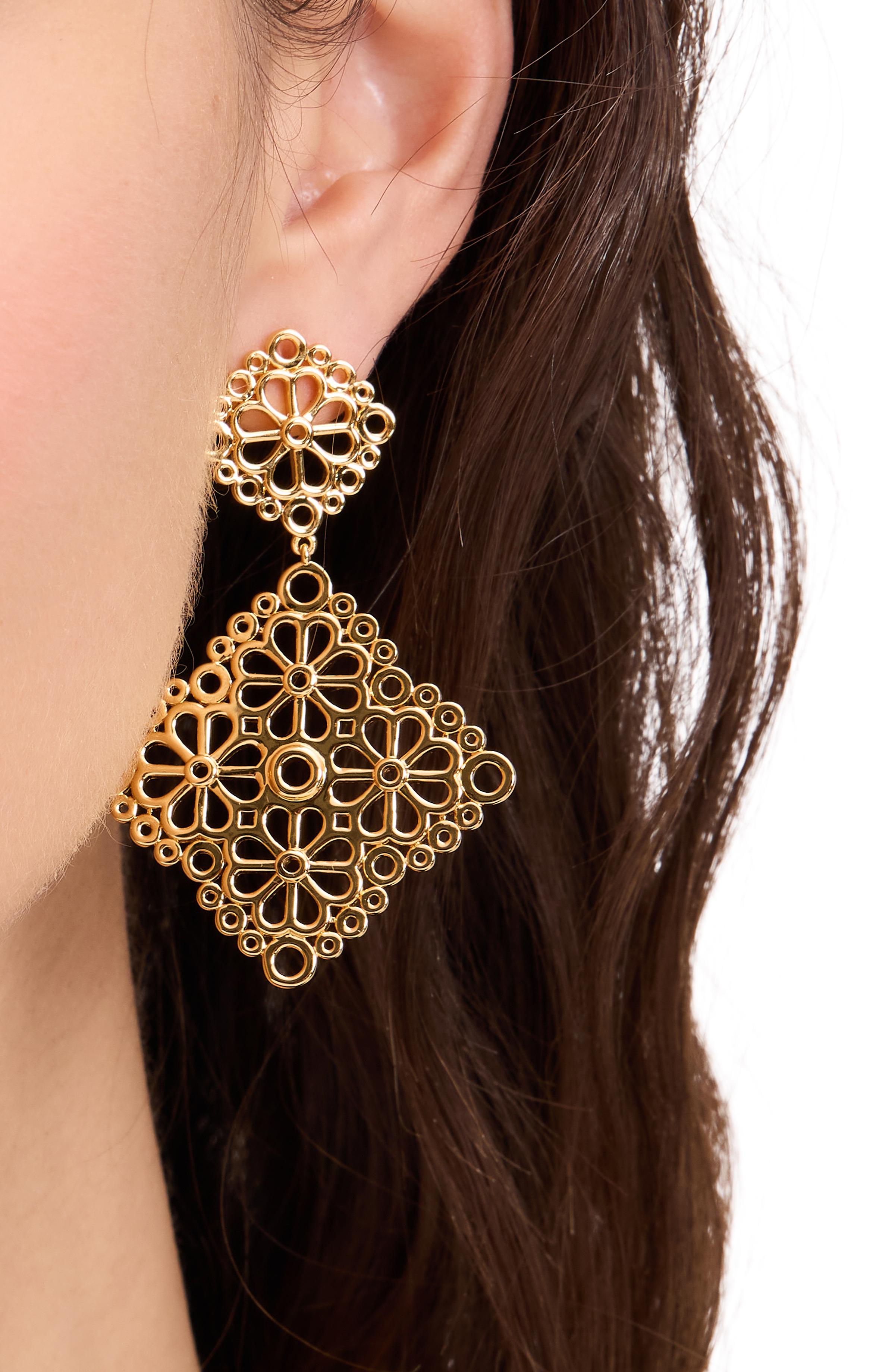 KM013-Drp Ear-Gold