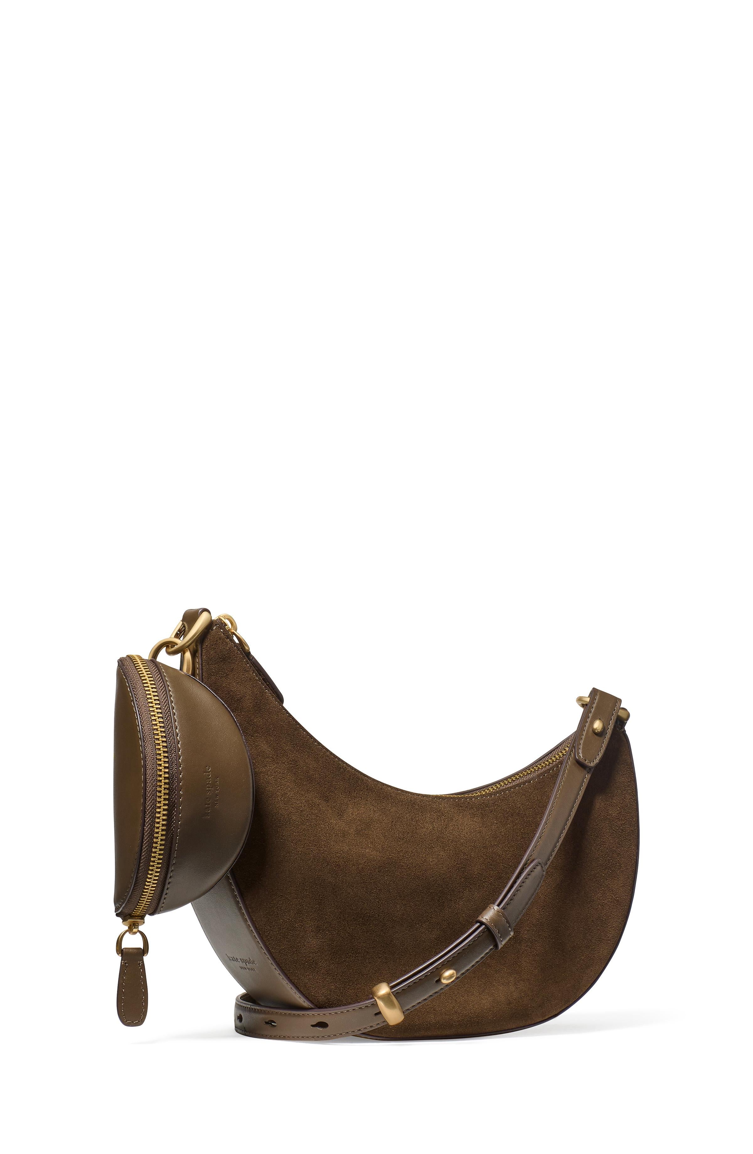 KM223-Duo Suede Crossbody-Burnt Sage