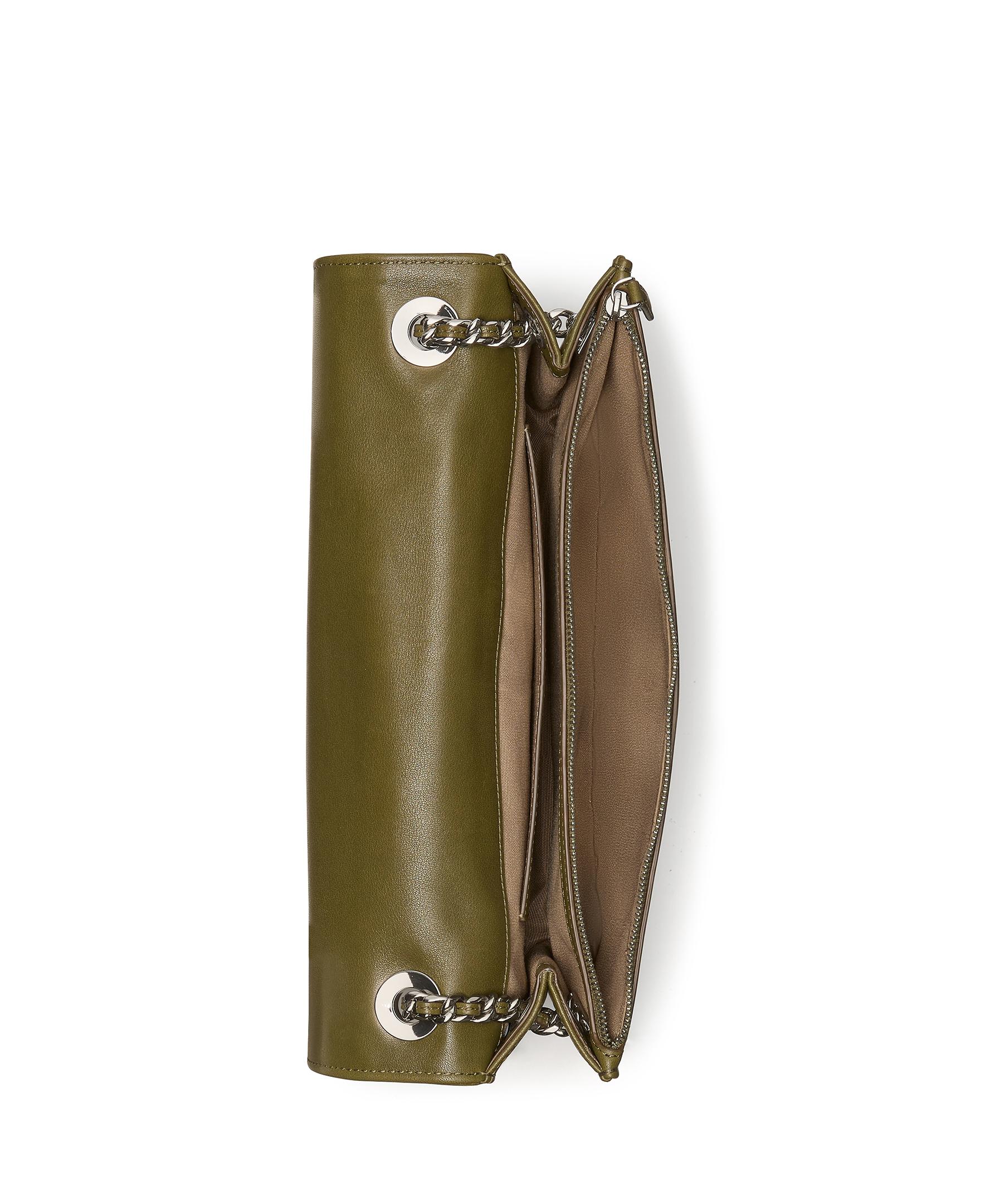 KM263-Deco Soft Shoulder Bag-Seaweed