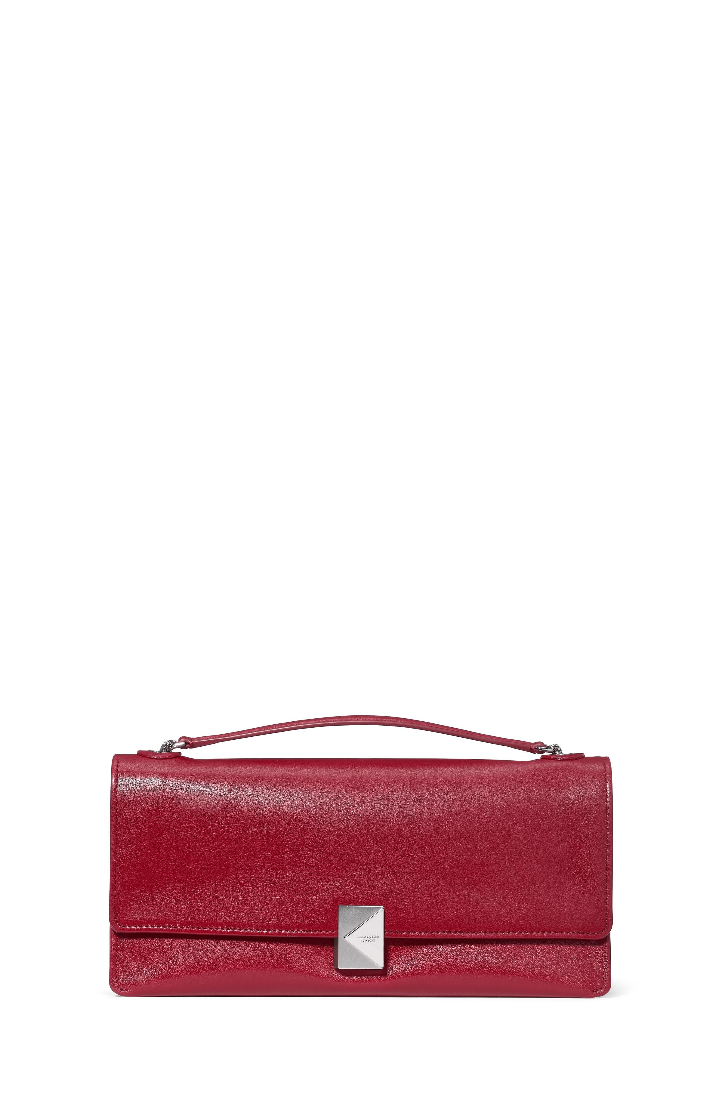 KM263-Deco Soft Shoulder Bag-Red Jam