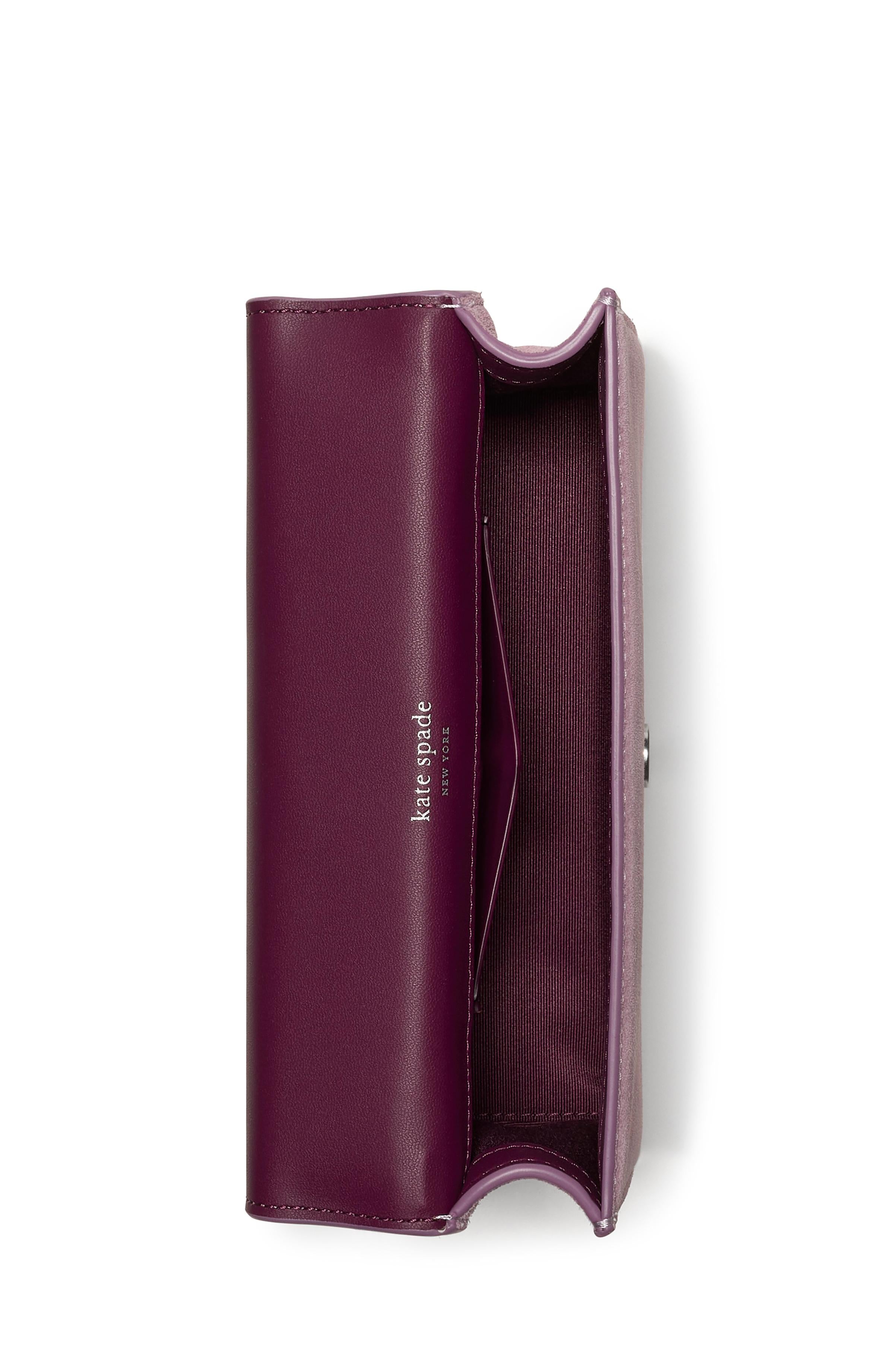 KM388-Deco Suede Mini Crossbody-Market Purple