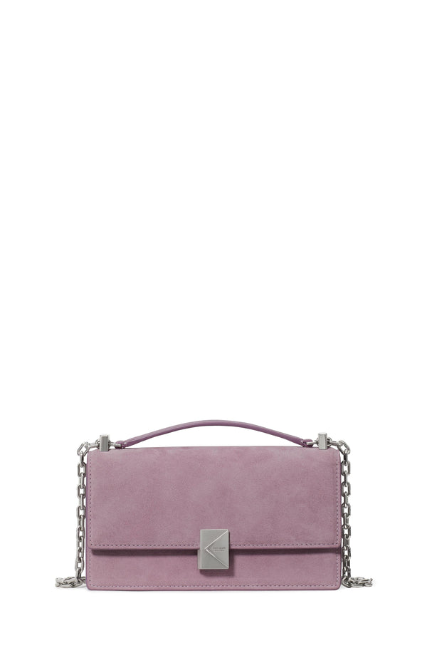 KM388-Deco Suede Mini Crossbody-Market Purple